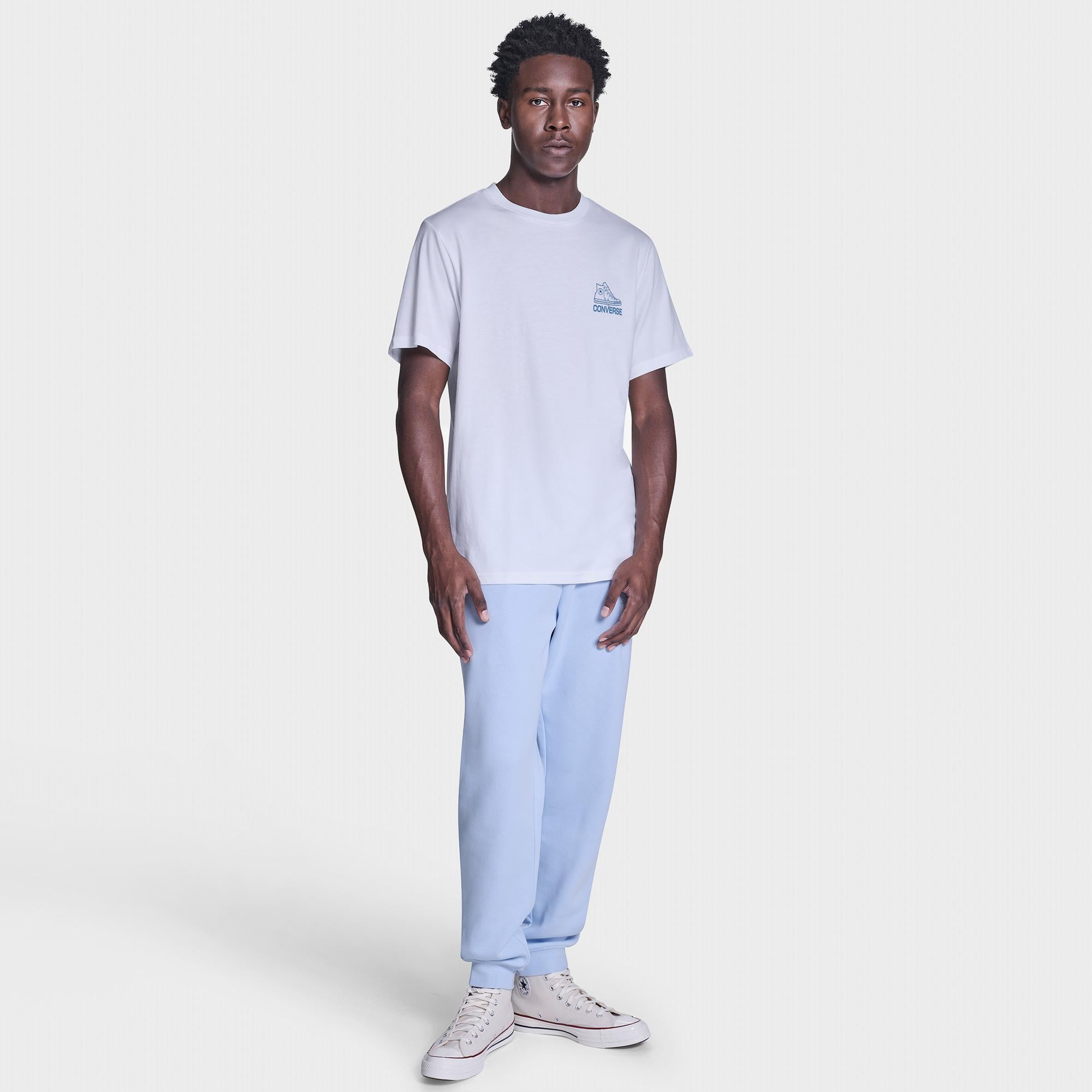Converse Erkek Beyaz T-Shirt