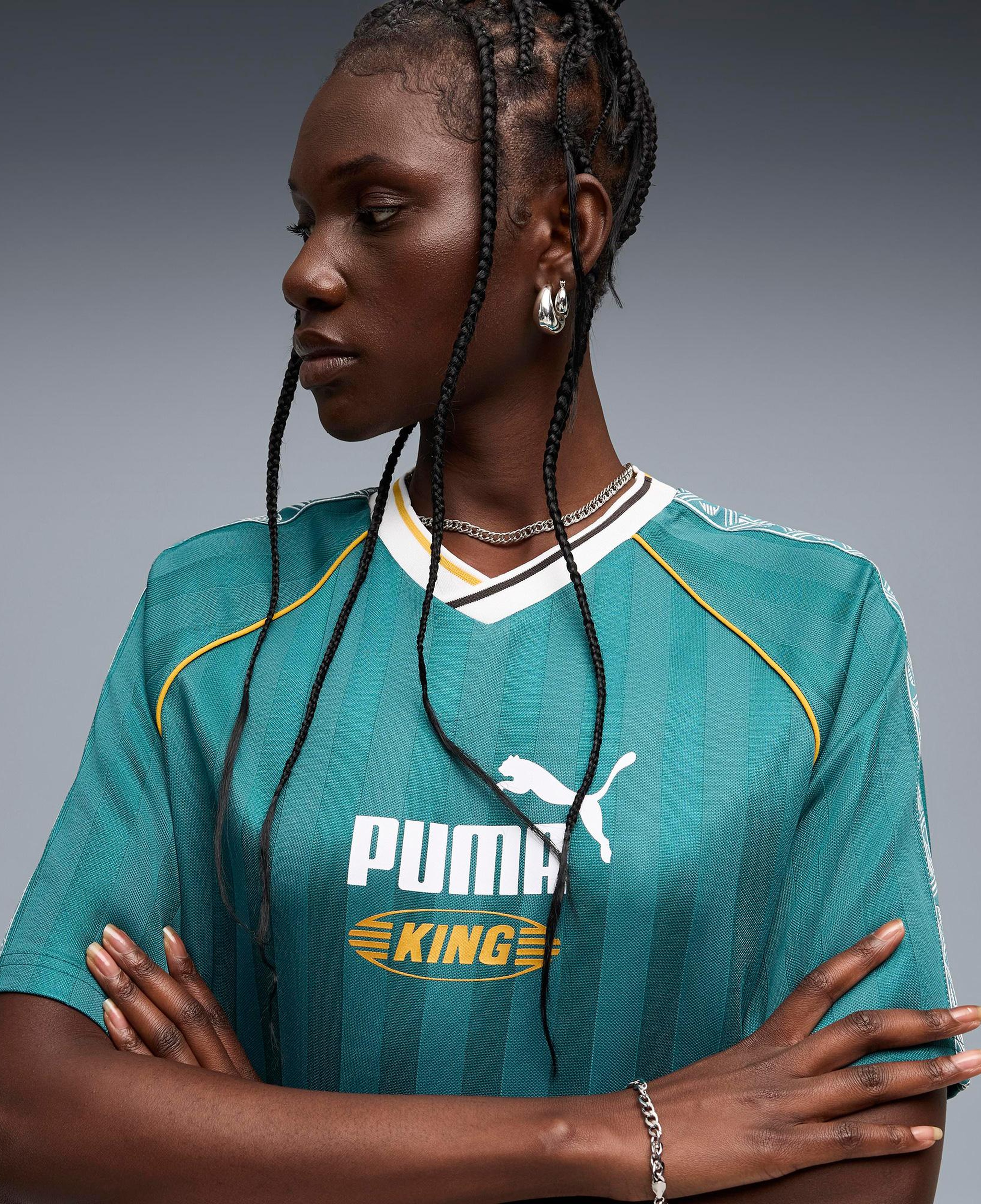 Puma King Relaxed Football Erkek Yeşil Forma