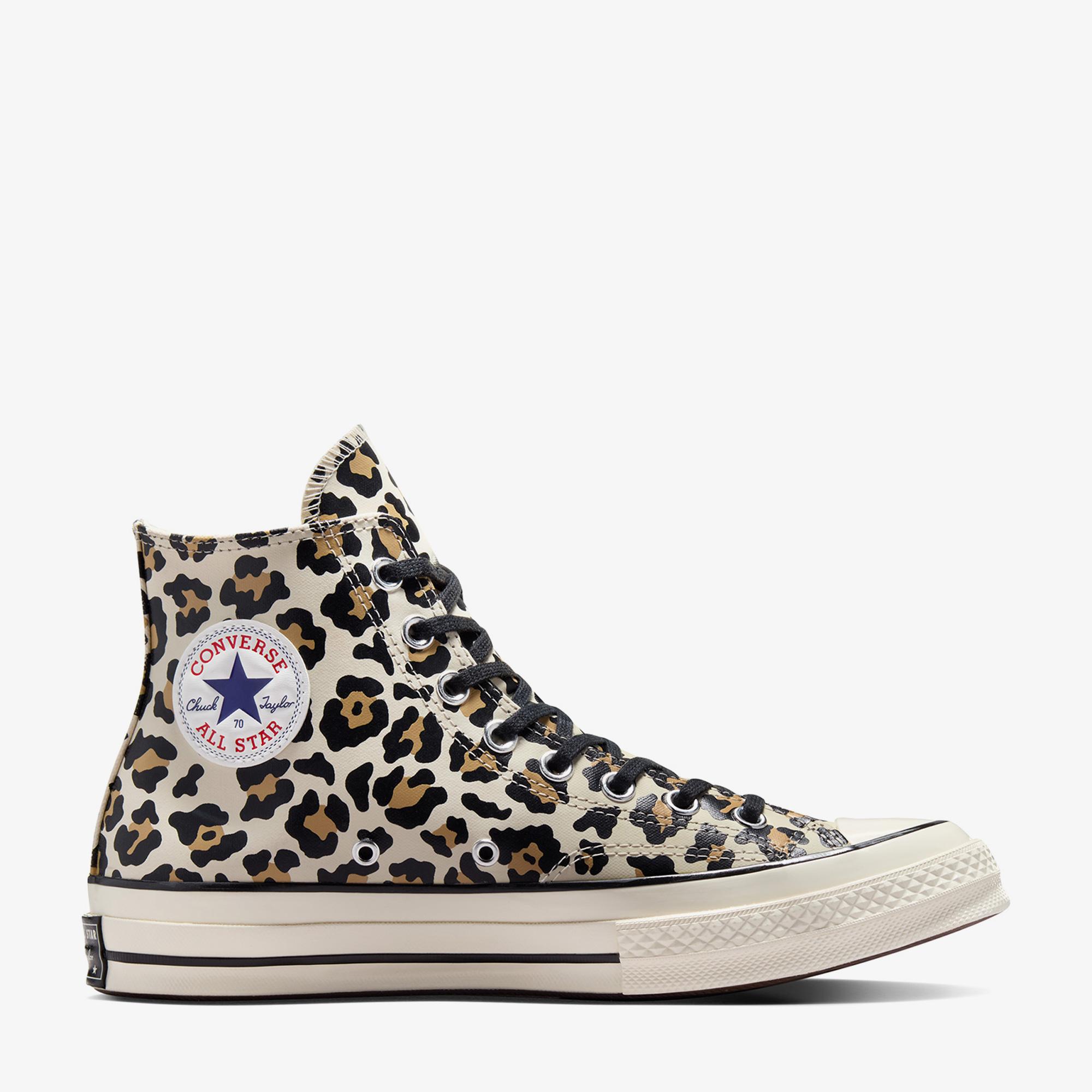 Converse Chuck 70 Leopard Print Unisex Krem Sneaker