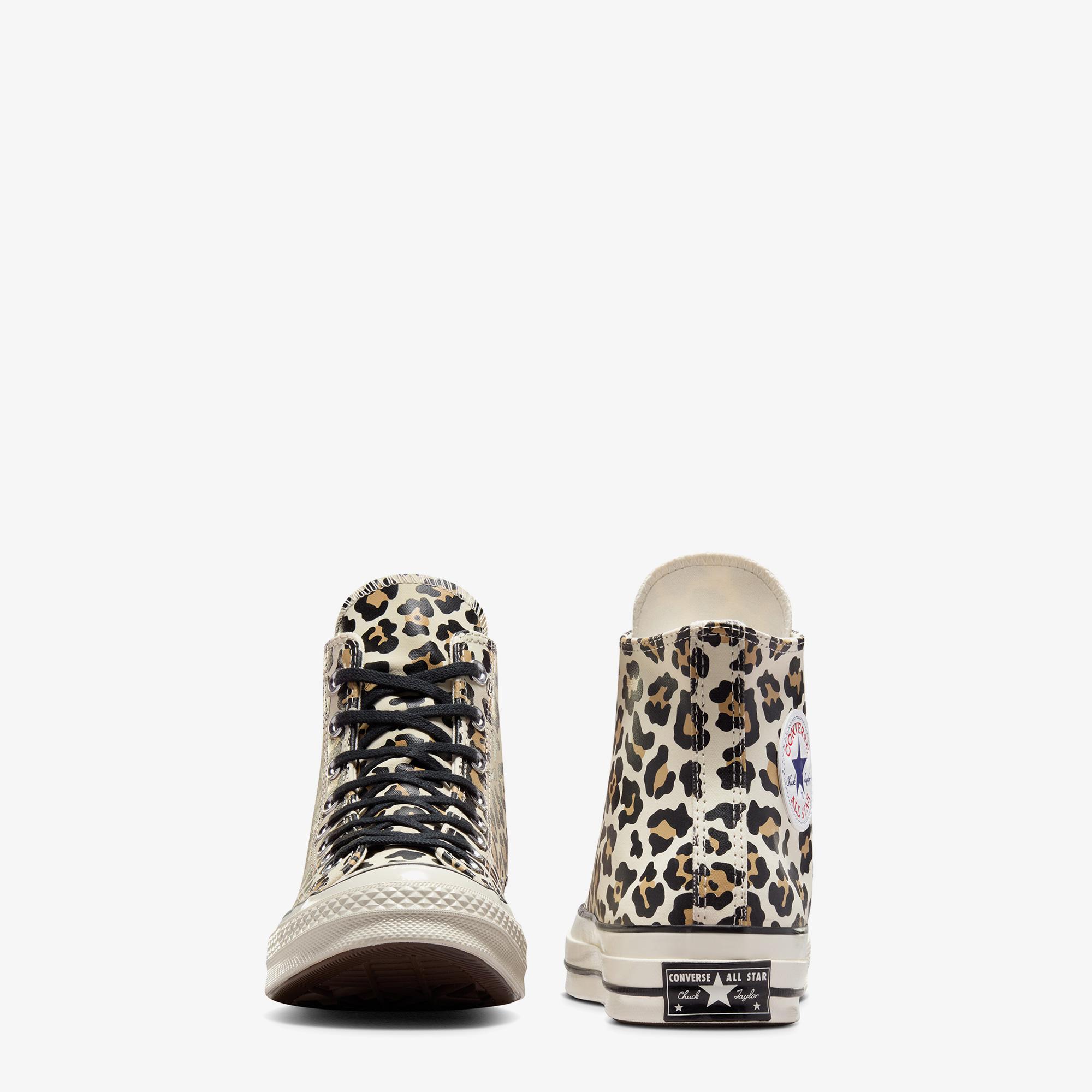 Converse Chuck 70 Leopard Print Unisex Krem Sneaker