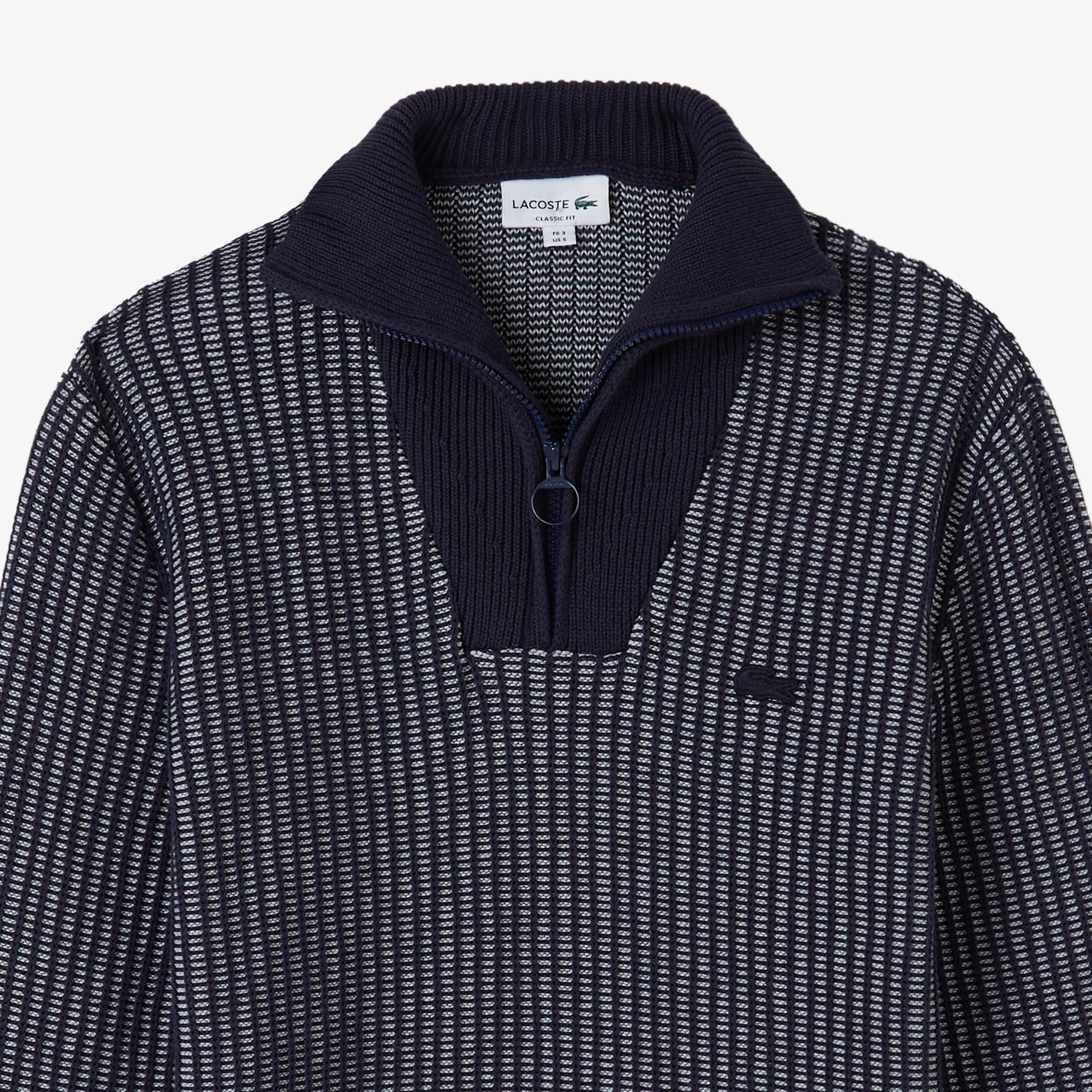 Lacoste Regular Fit Erkek Mavi Süveter