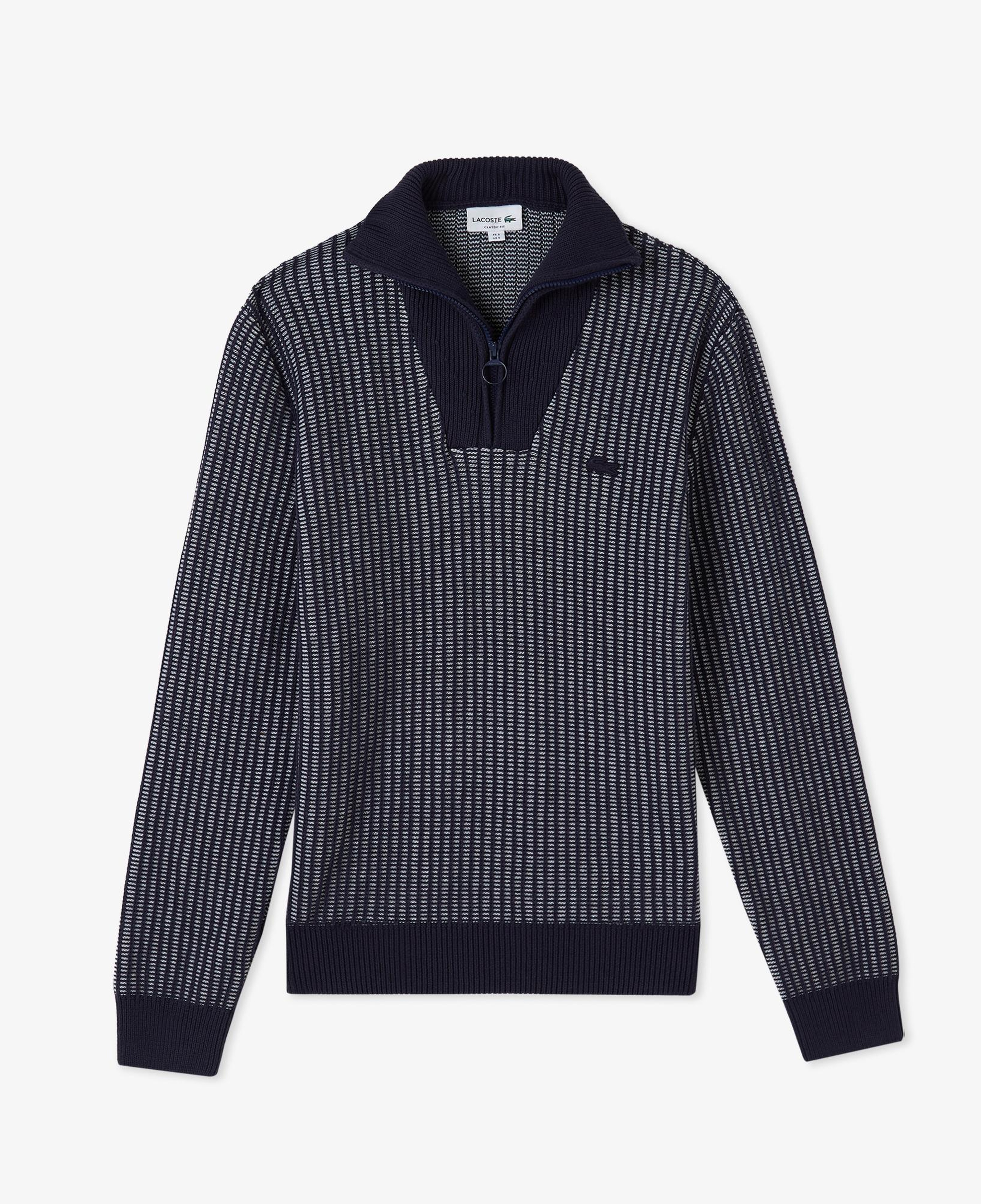 Lacoste Regular Fit Erkek Mavi Süveter