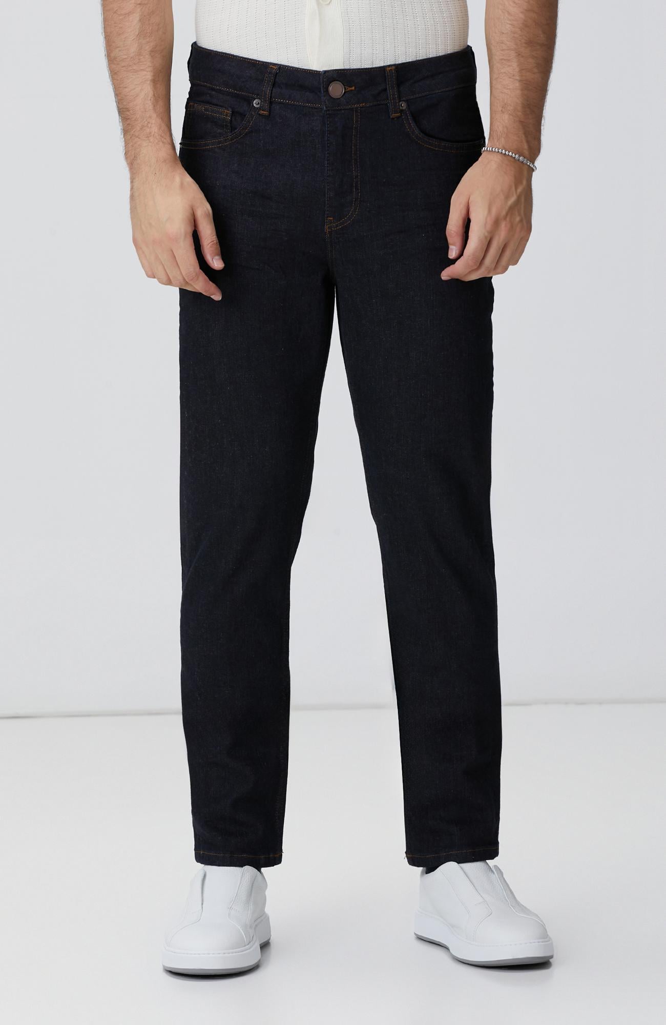 Network Erkek Lacivert Denim Pantolon