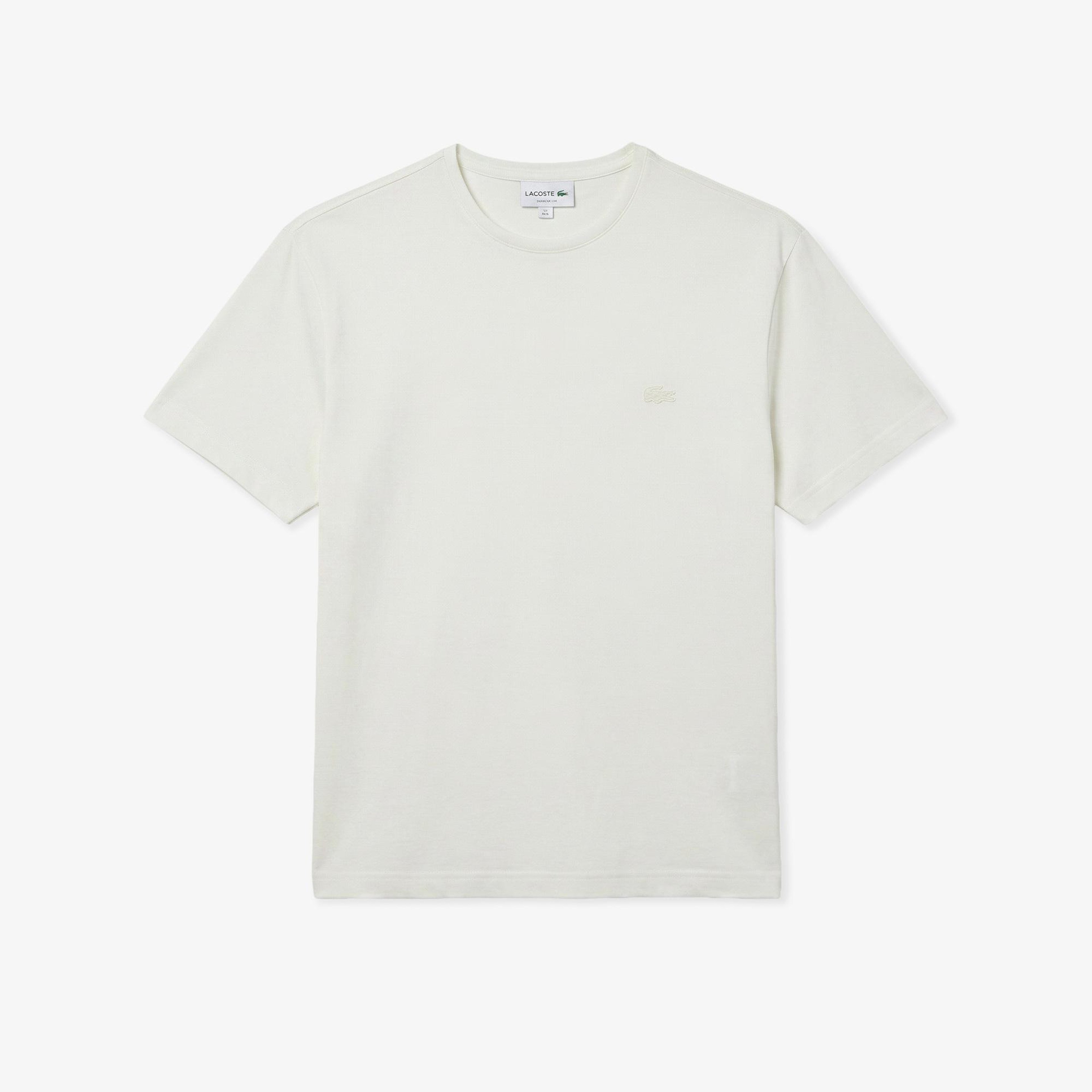 Lacoste Erkek Regular Fit Bisiklet Yaka Beyaz T-Shirt