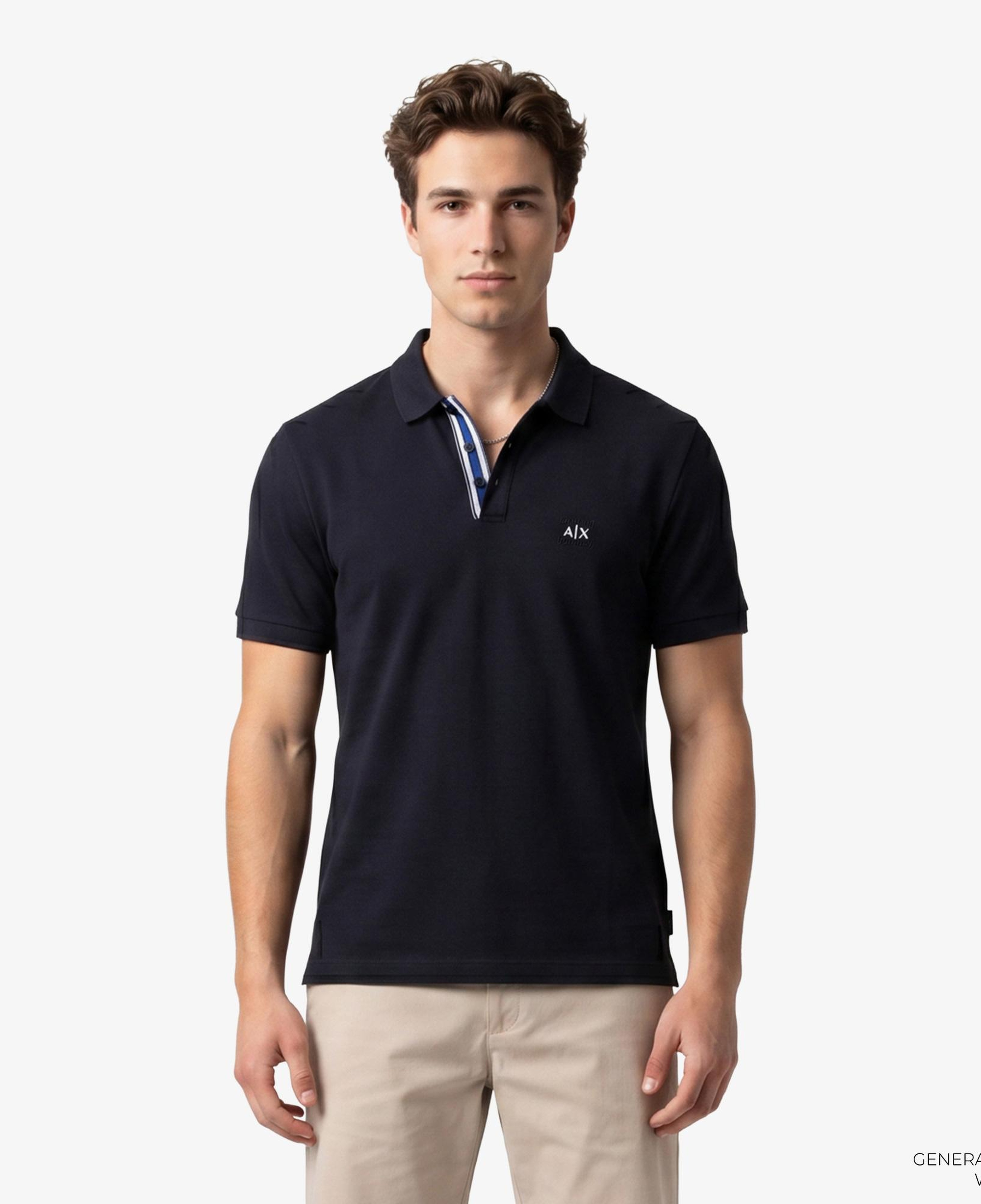 Armani Exchange Erkek Lacivert Polo