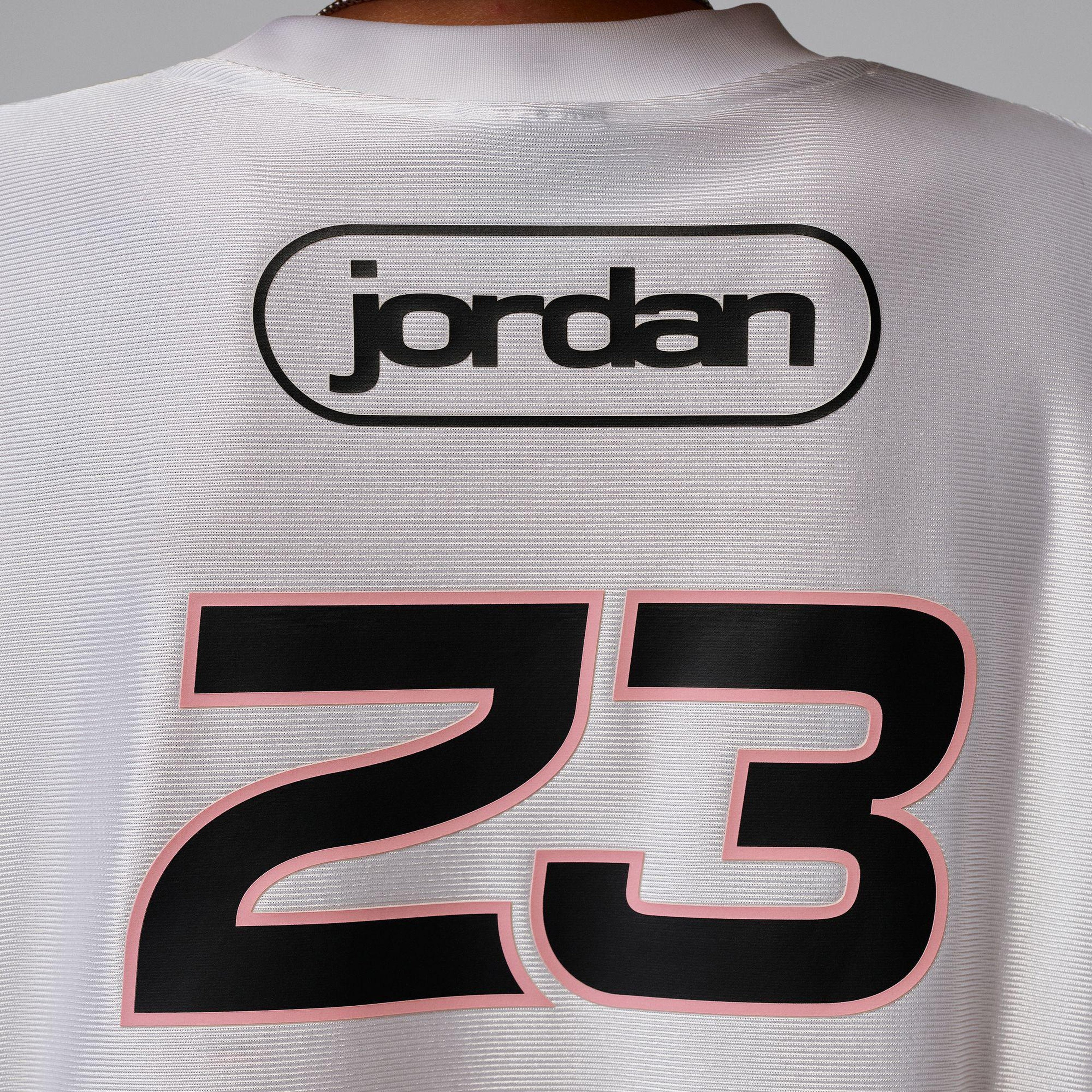 Jordan Brooklyn Jersey Kadın Beyaz Elbise