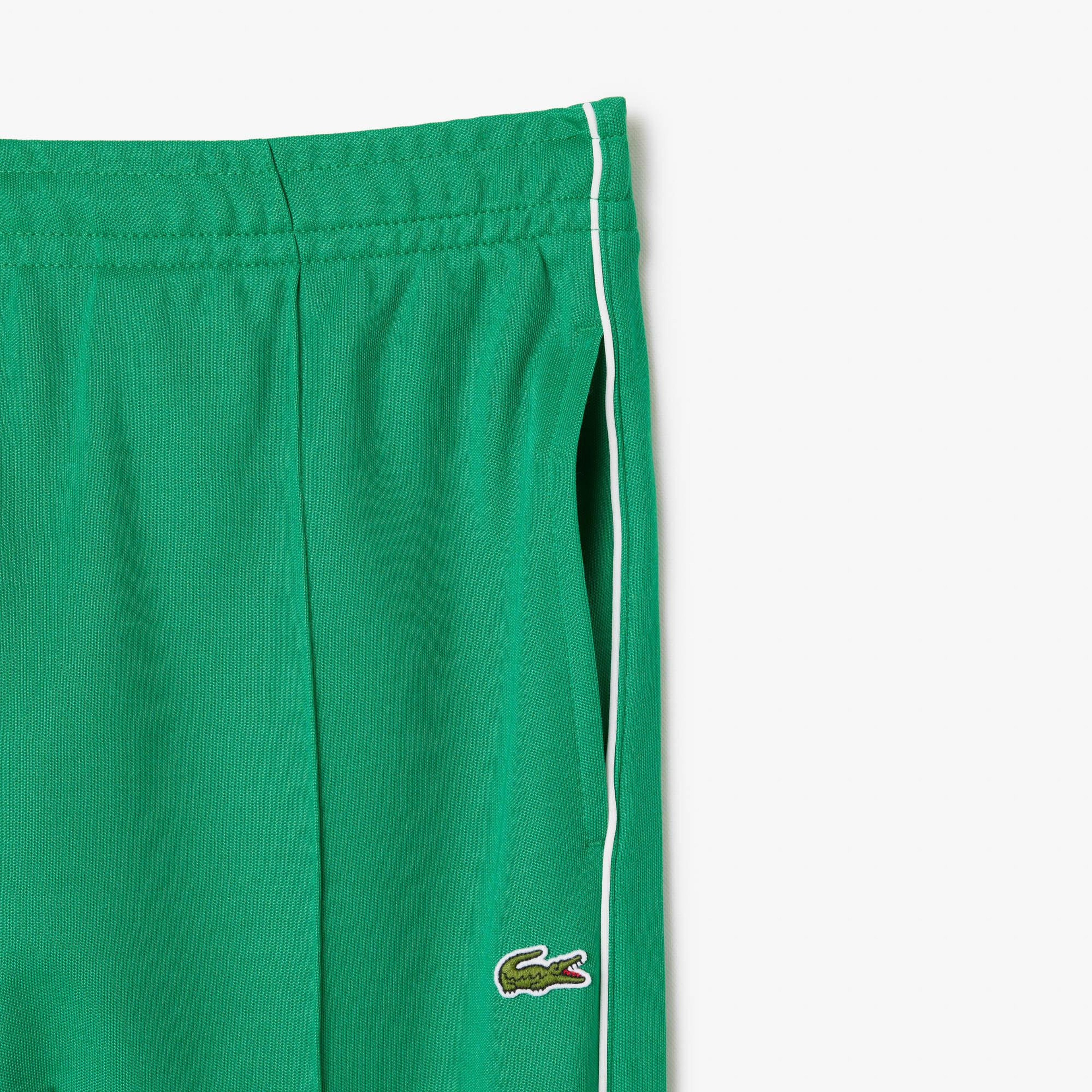 Lacoste Erkek Regular Fit Çizgili Yeşil Eşofman Altı