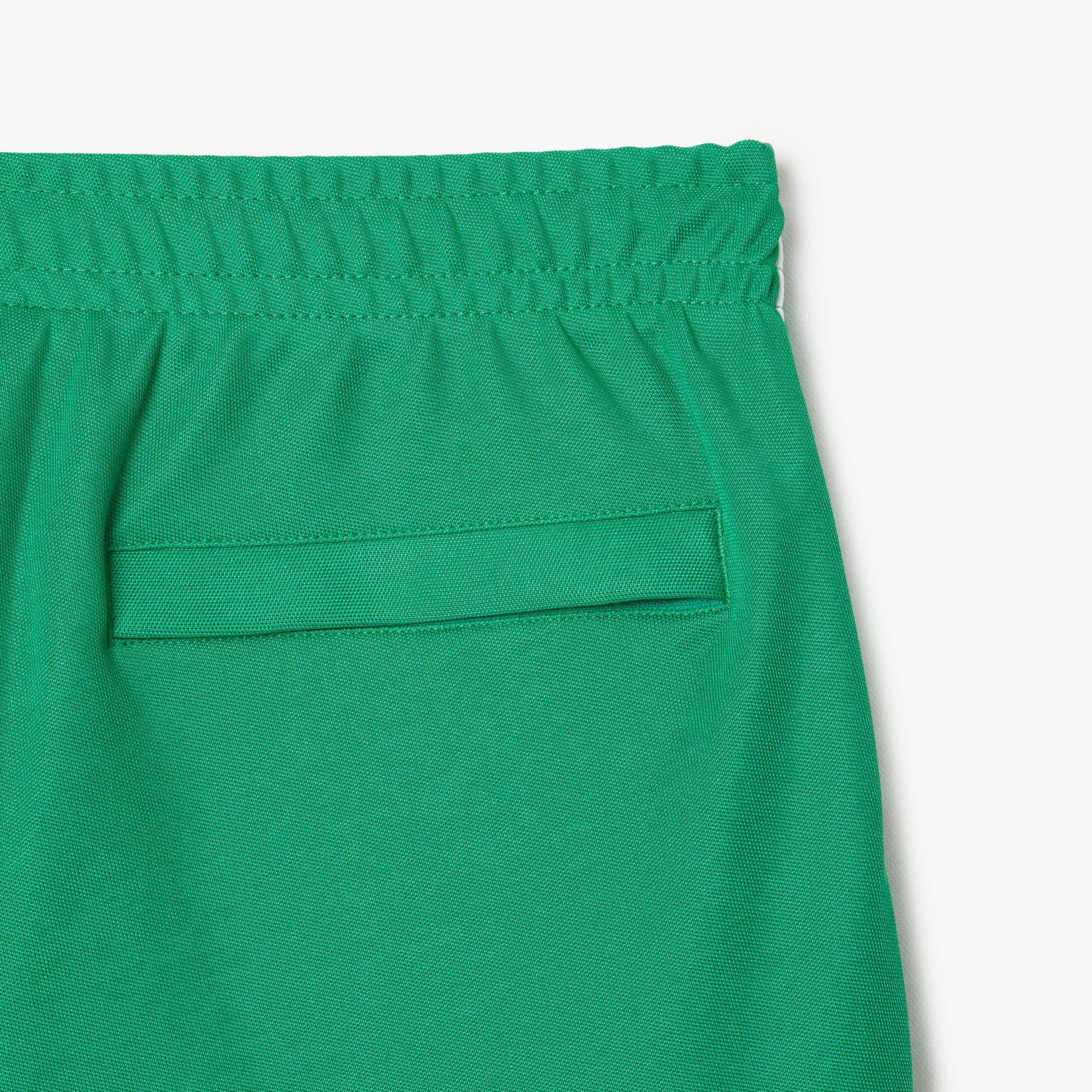 Lacoste Erkek Regular Fit Çizgili Yeşil Eşofman Altı