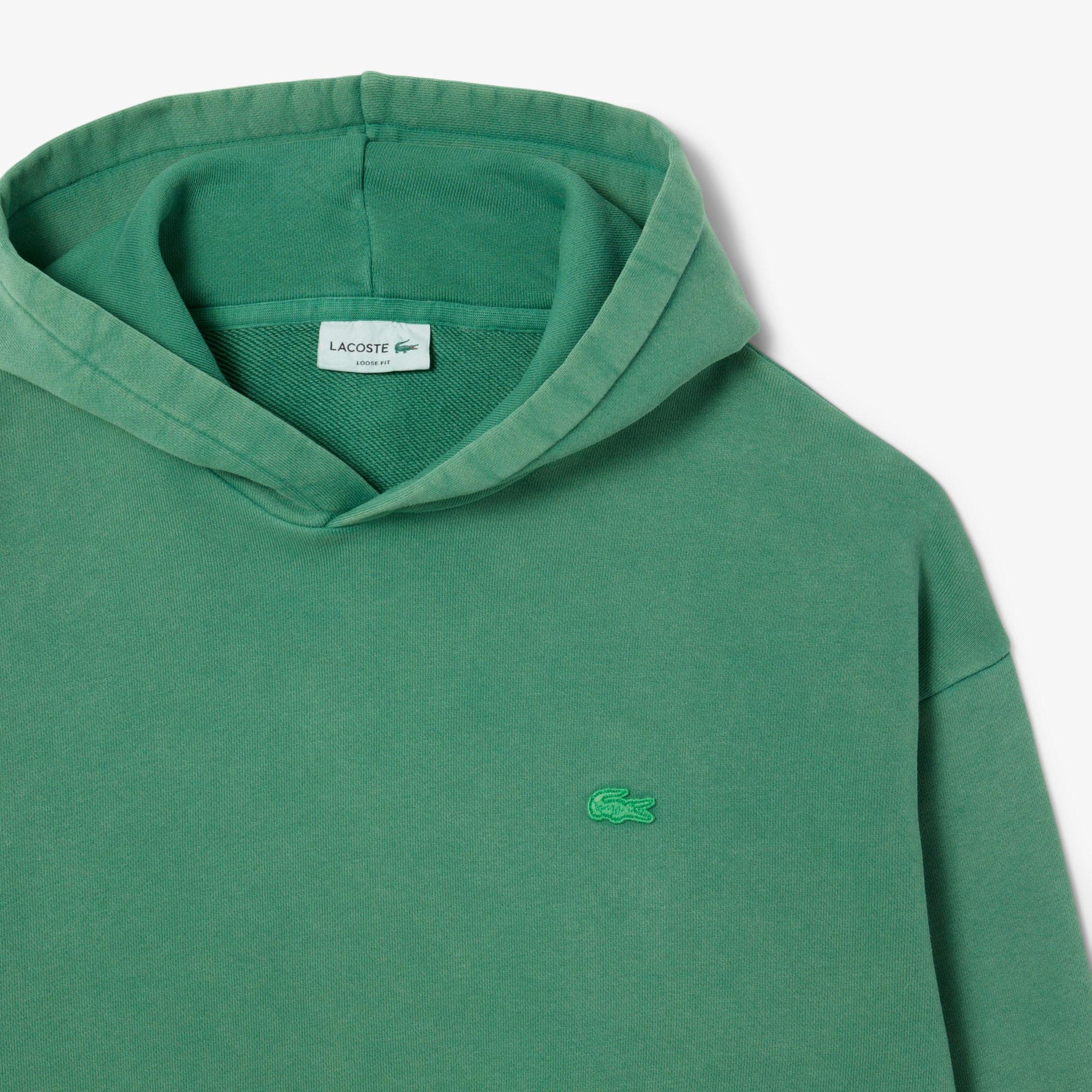 Lacoste Effect Erkek Yeşil Sweatshirt