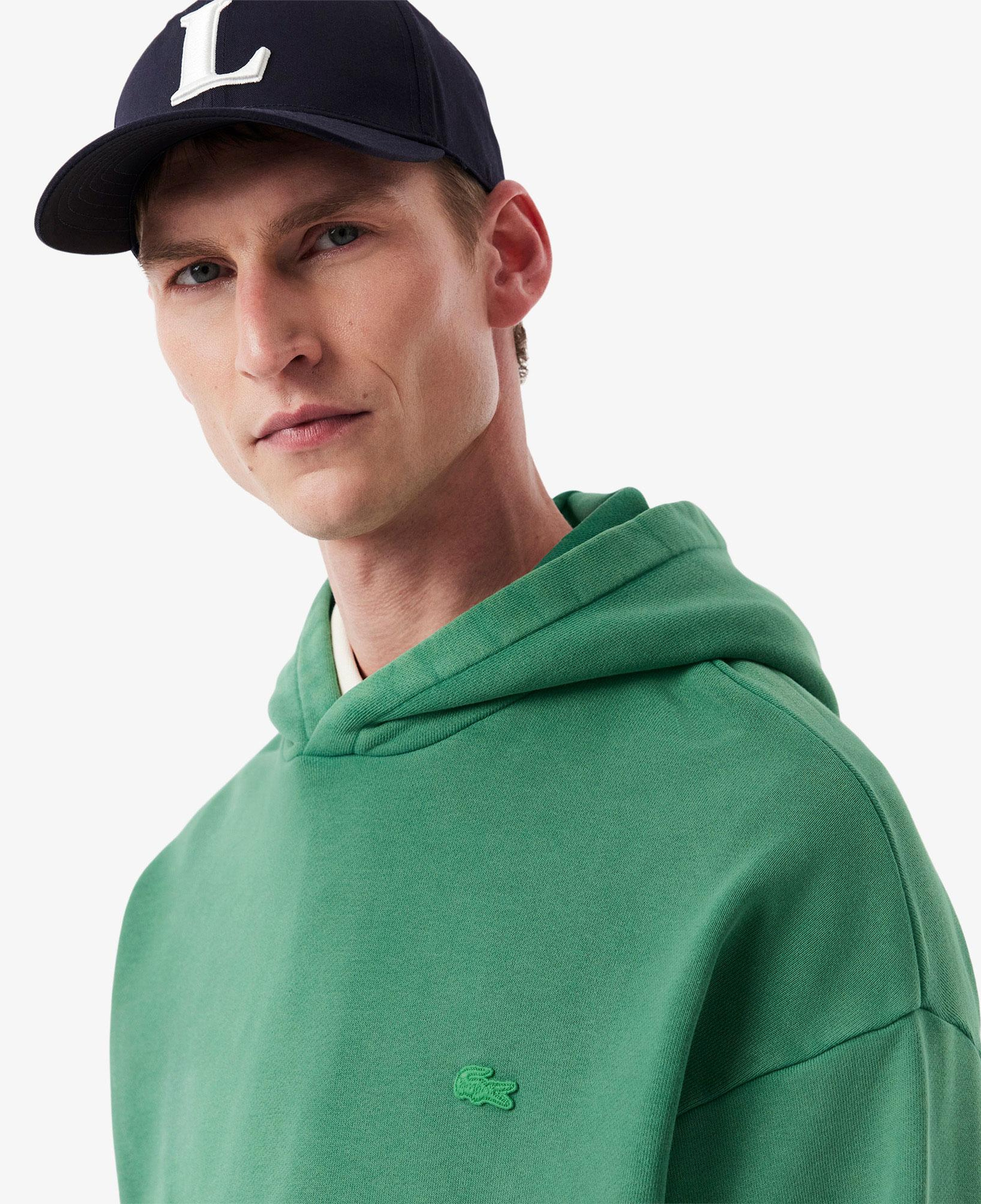 Lacoste Effect Erkek Yeşil Sweatshirt