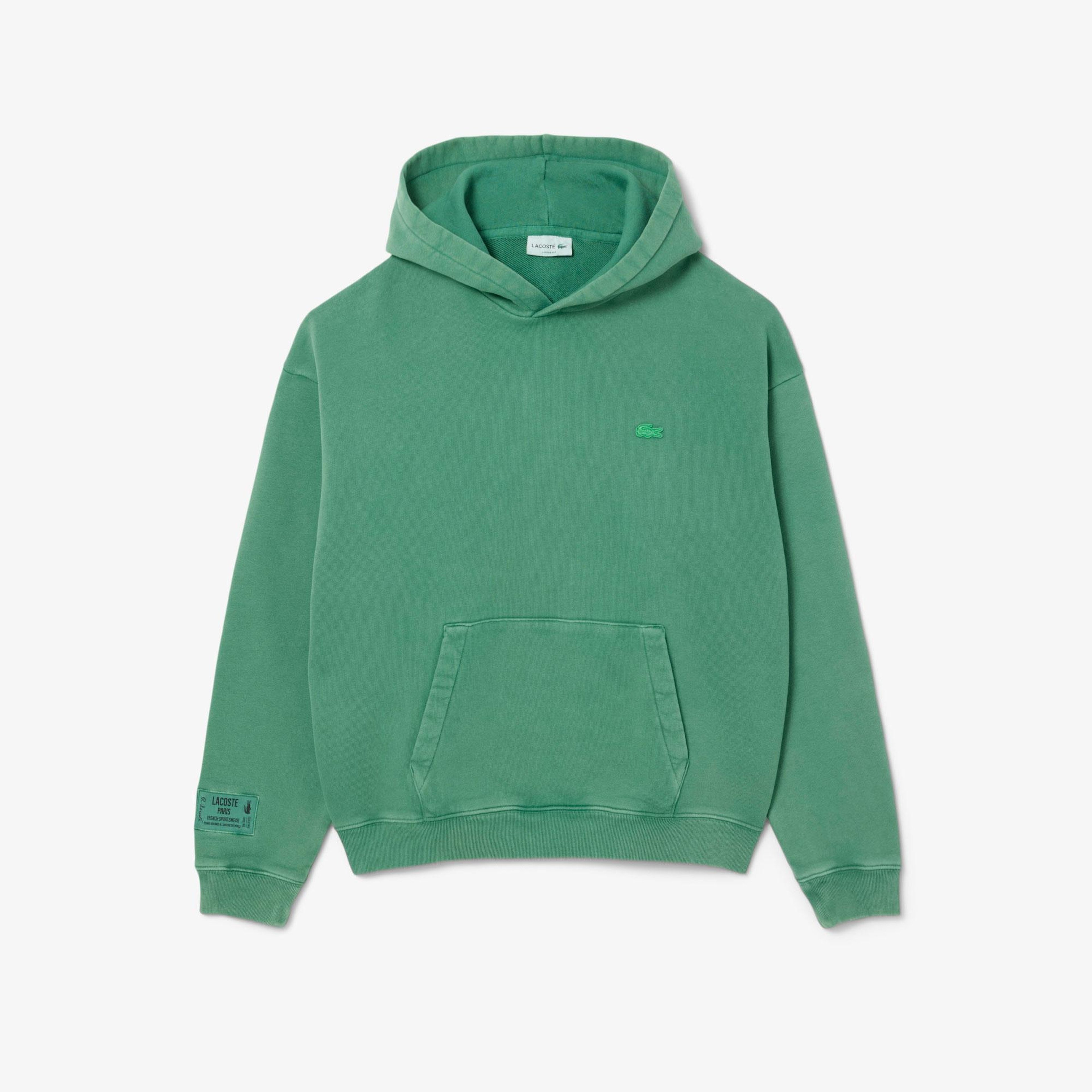 Lacoste Effect Erkek Yeşil Sweatshirt