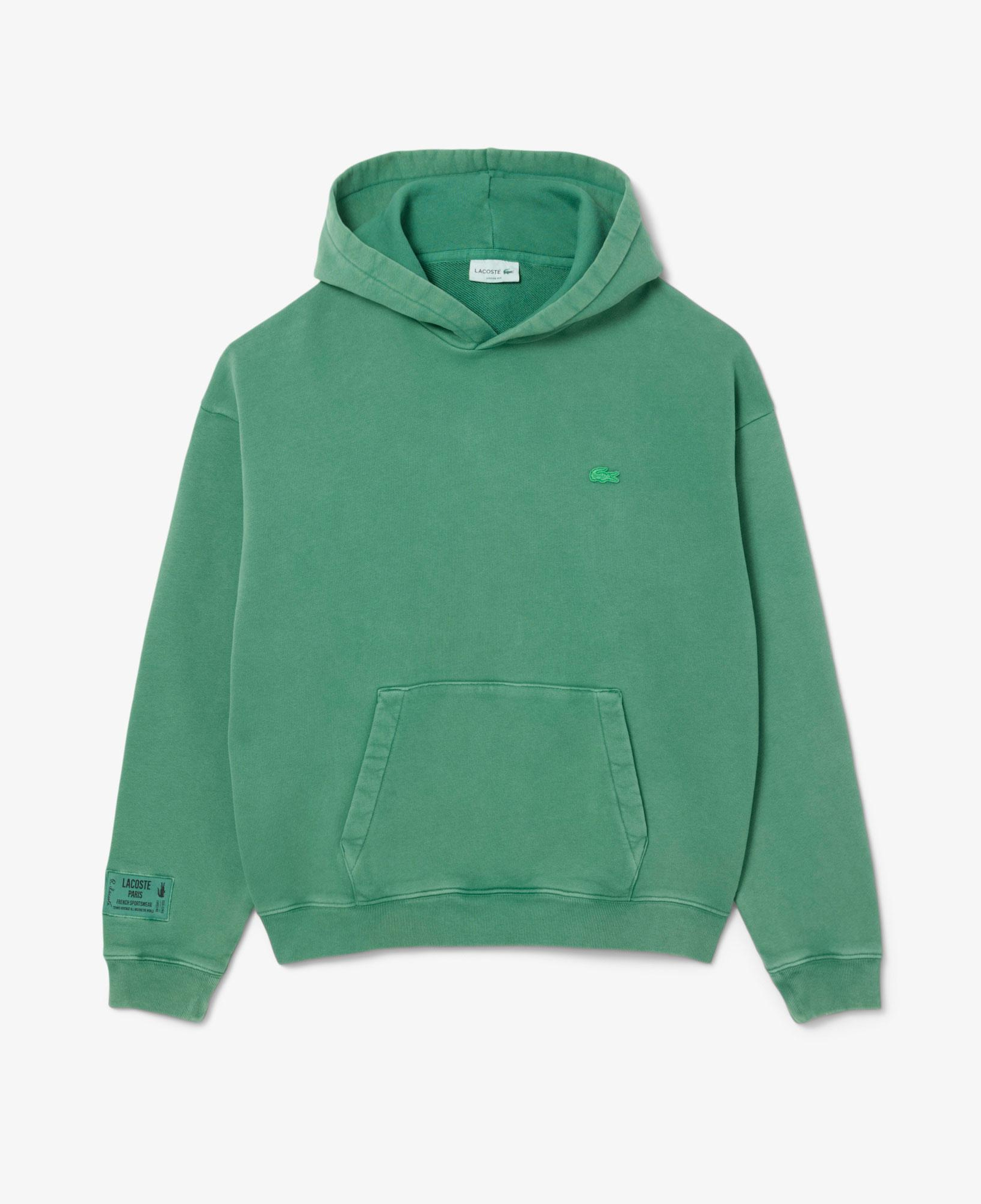 Lacoste Effect Erkek Yeşil Sweatshirt