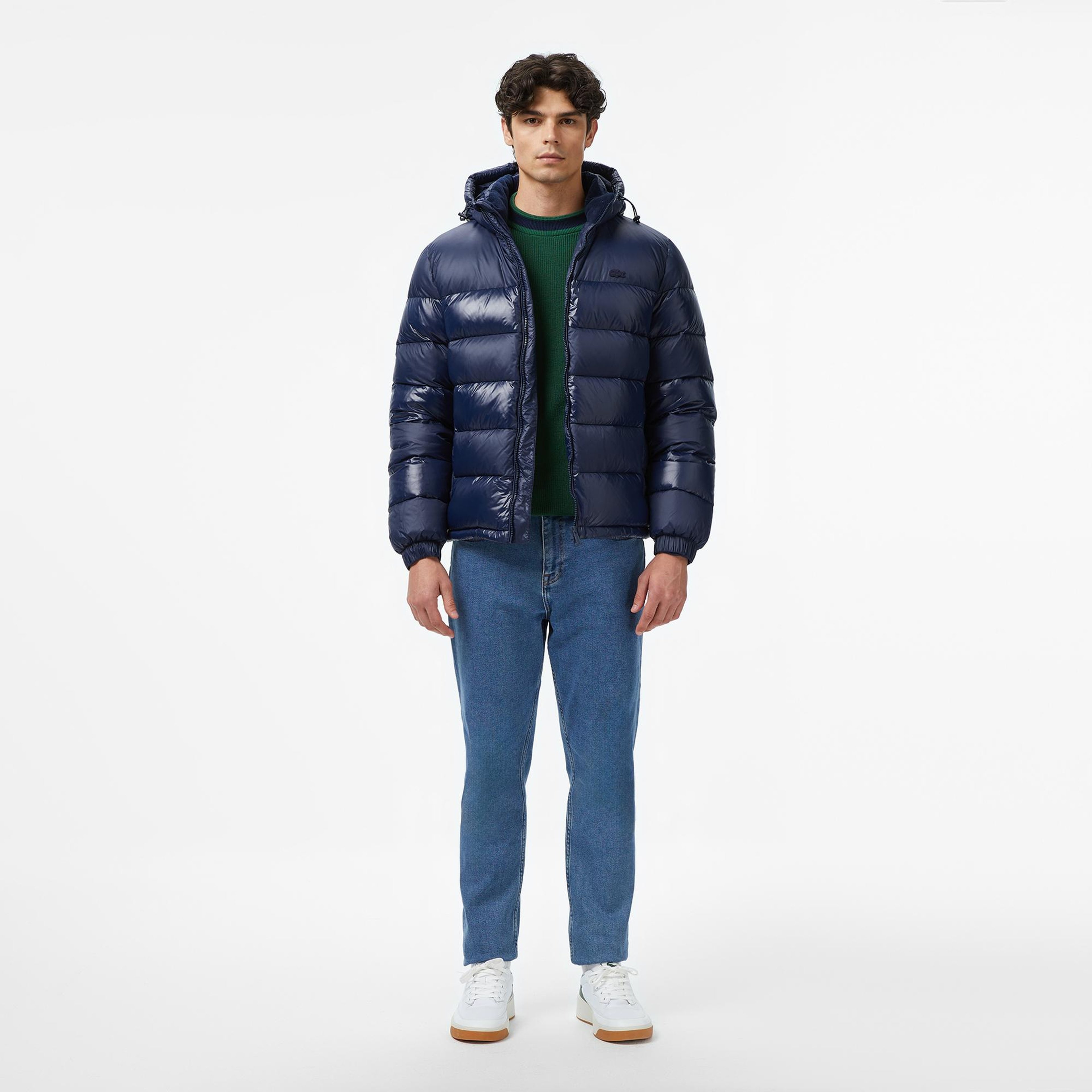Lacoste Regular Fit Erkek Mavi Ceket