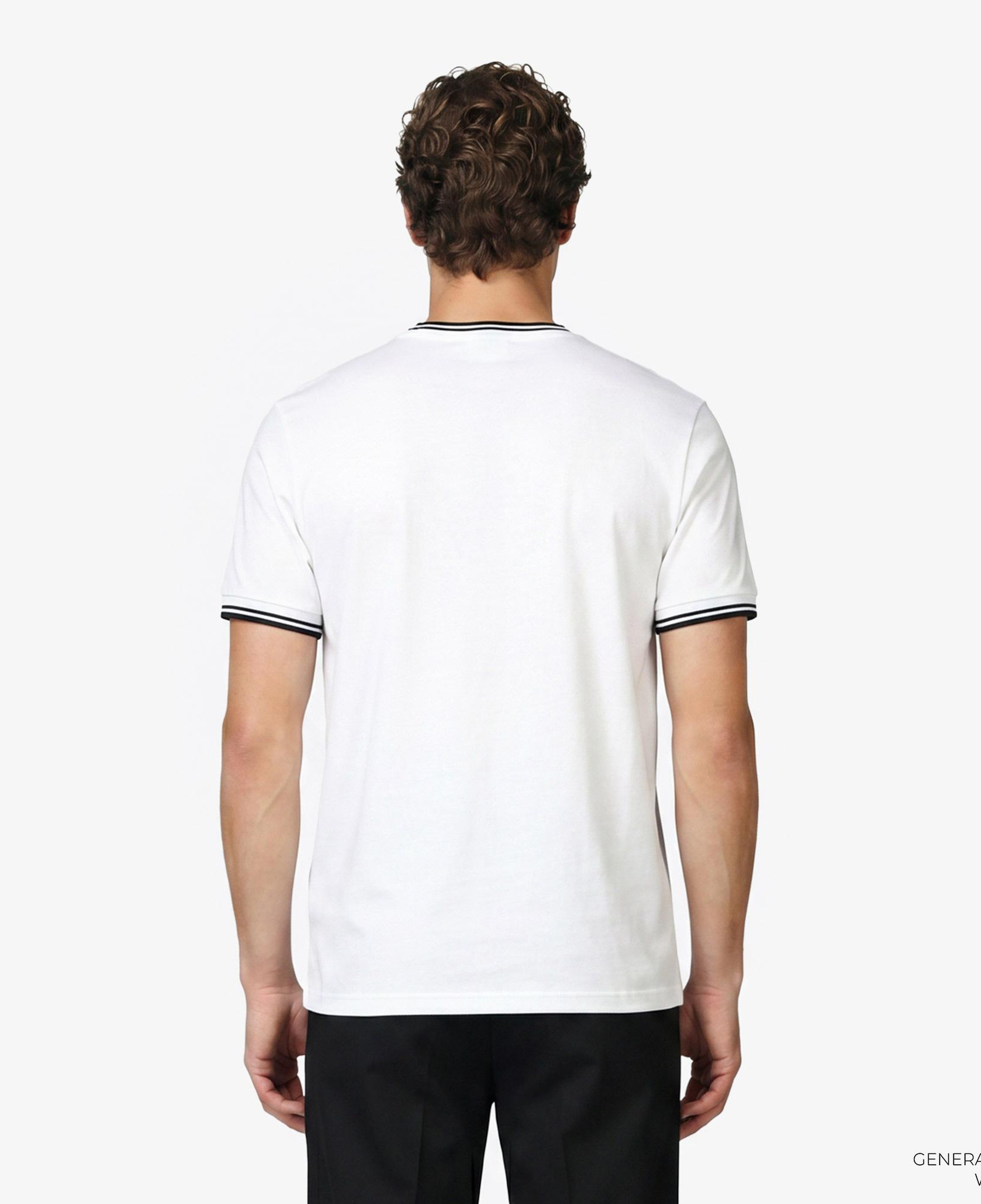 Fred Perry Twin Tipped Erkek Beyaz T-Shirt