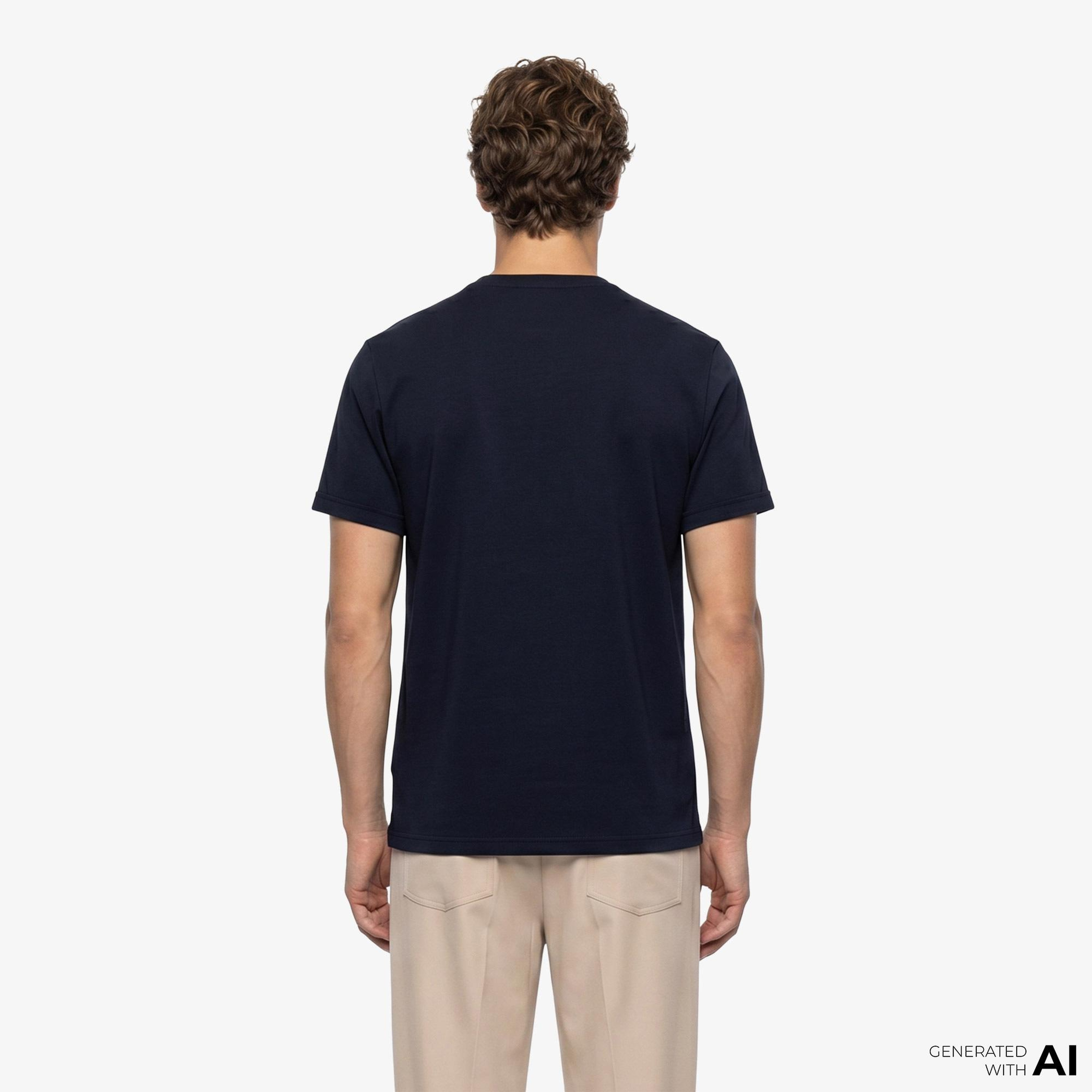Fred Perry Ringer Erkek Lacivert T-Shirt