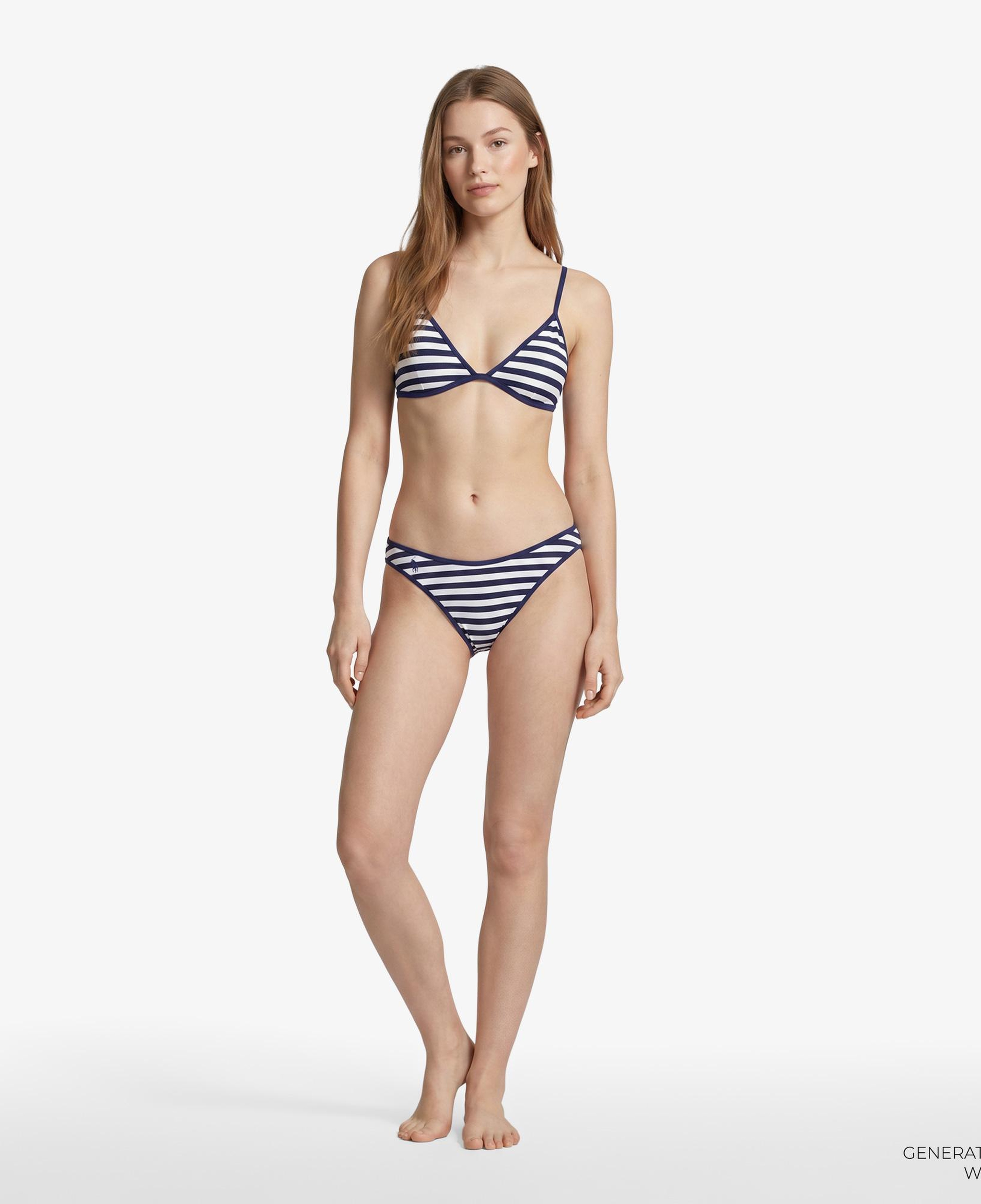 Polo Ralph Lauren High Leg Scoop Kadın Beyaz Bikini Altı
