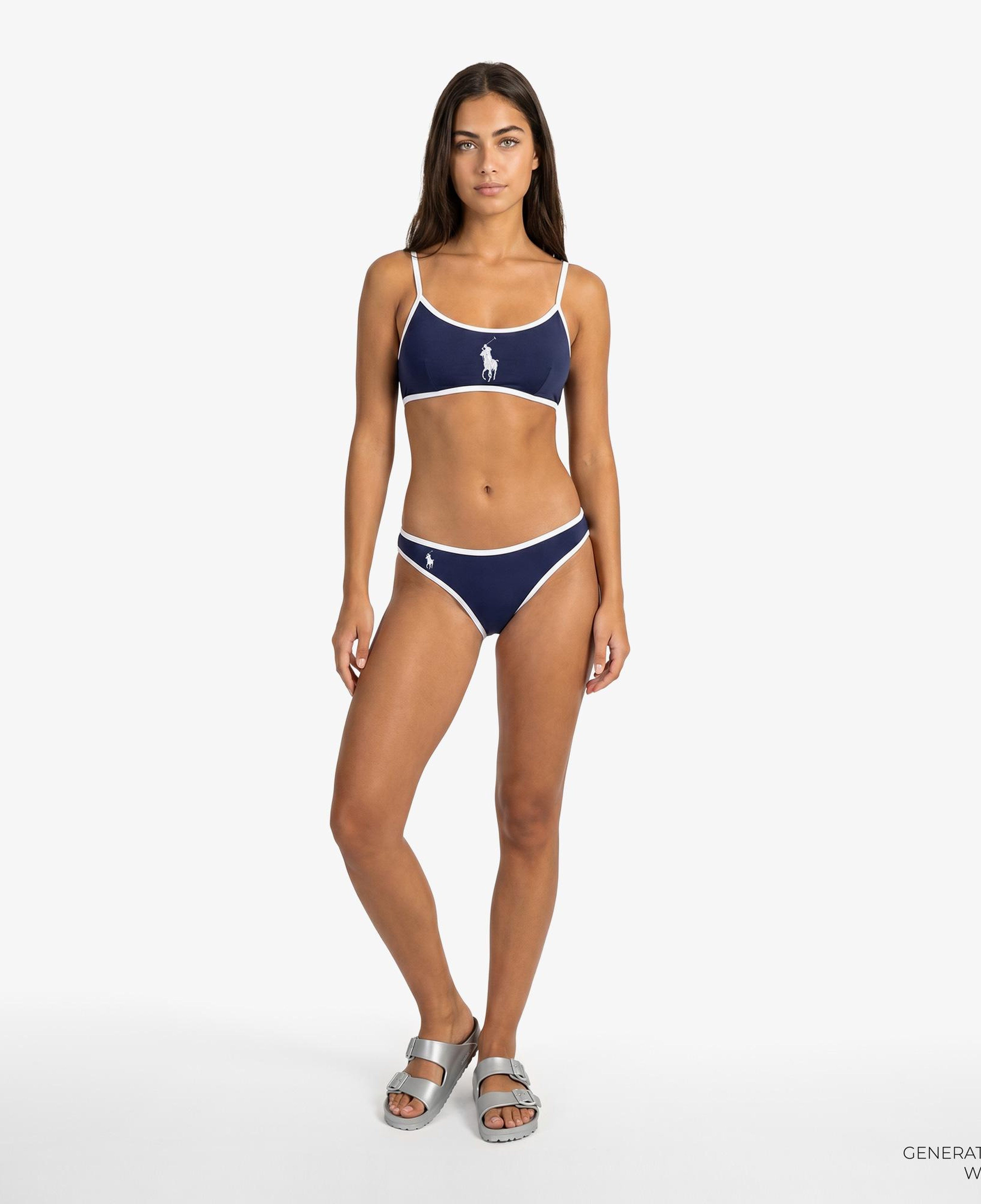 Polo Ralph Lauren High Leg Scoop Kadın Lacivert Bikini Altı