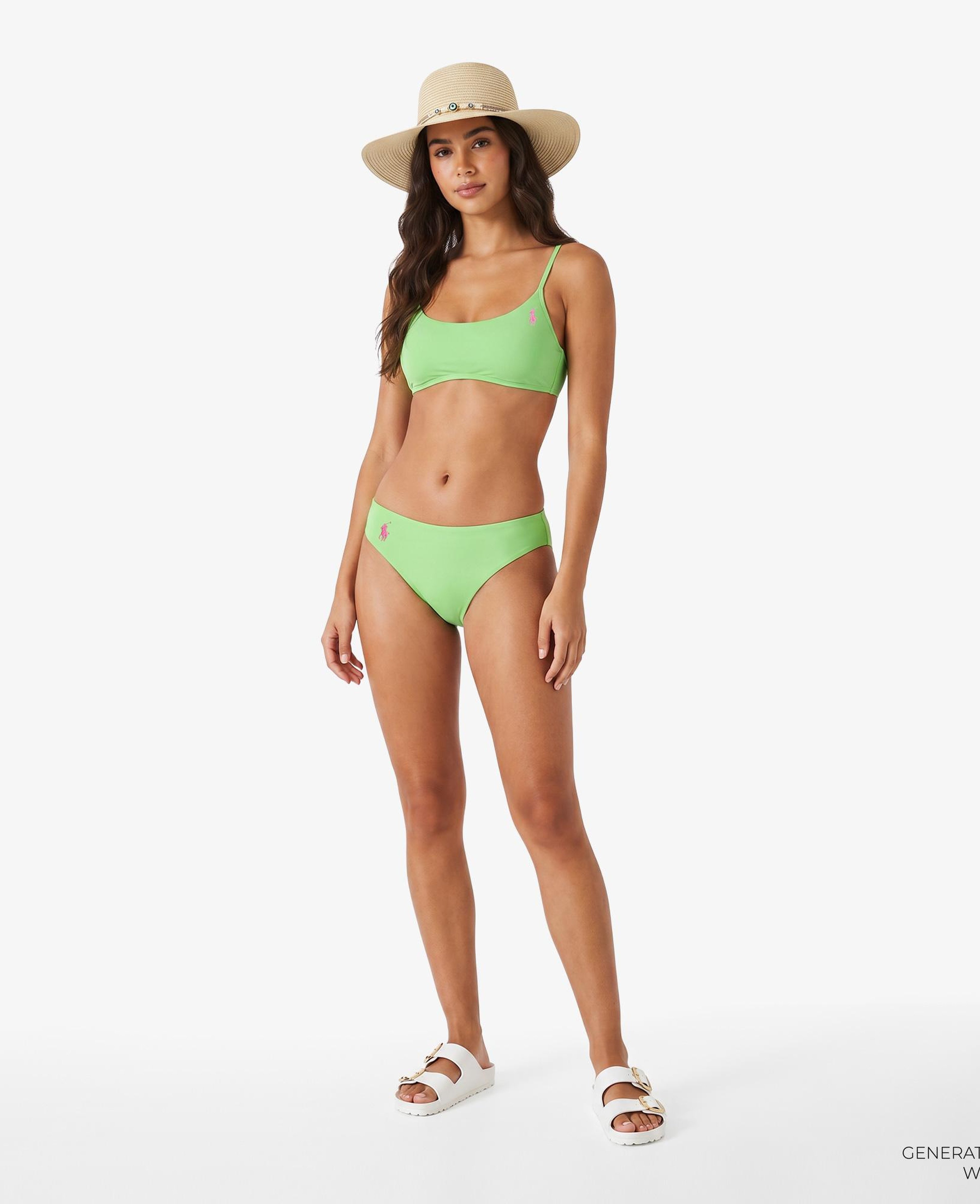 Polo Ralph Lauren Modern High Leg Kadın Yeşil Bikini Altı