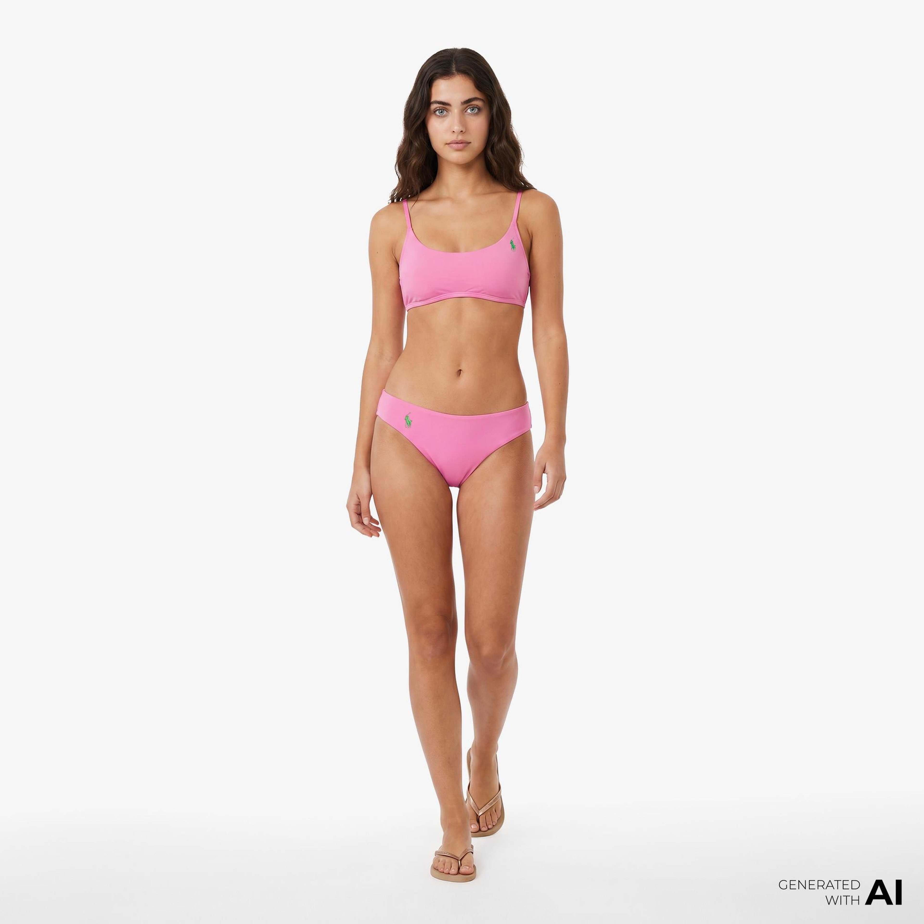 Polo Ralph Lauren Modern High Leg Kadın Pembe Bikini Altı