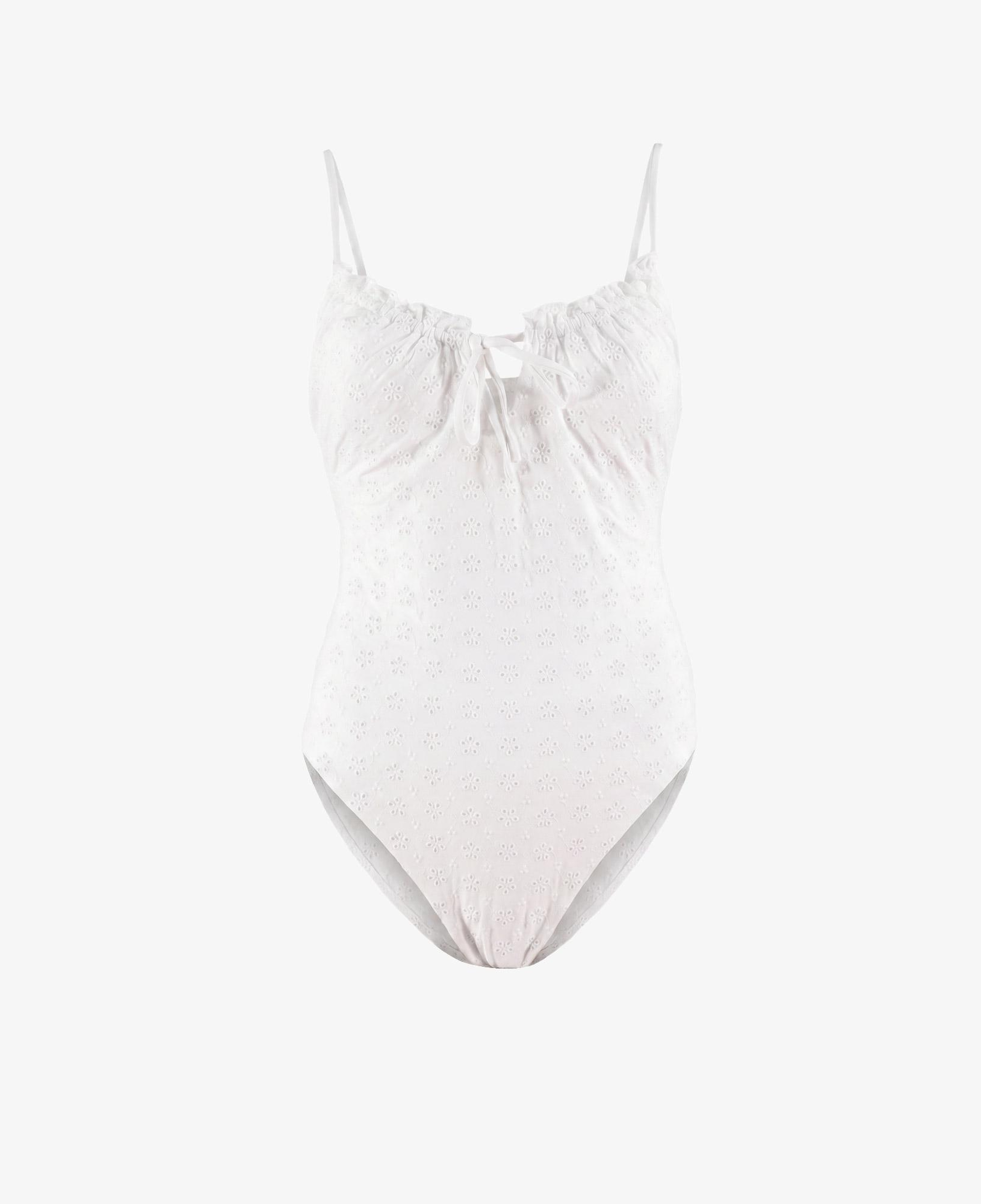 Polo Ralph Lauren Keyhole Lingerie Kadın Beyaz Mayo