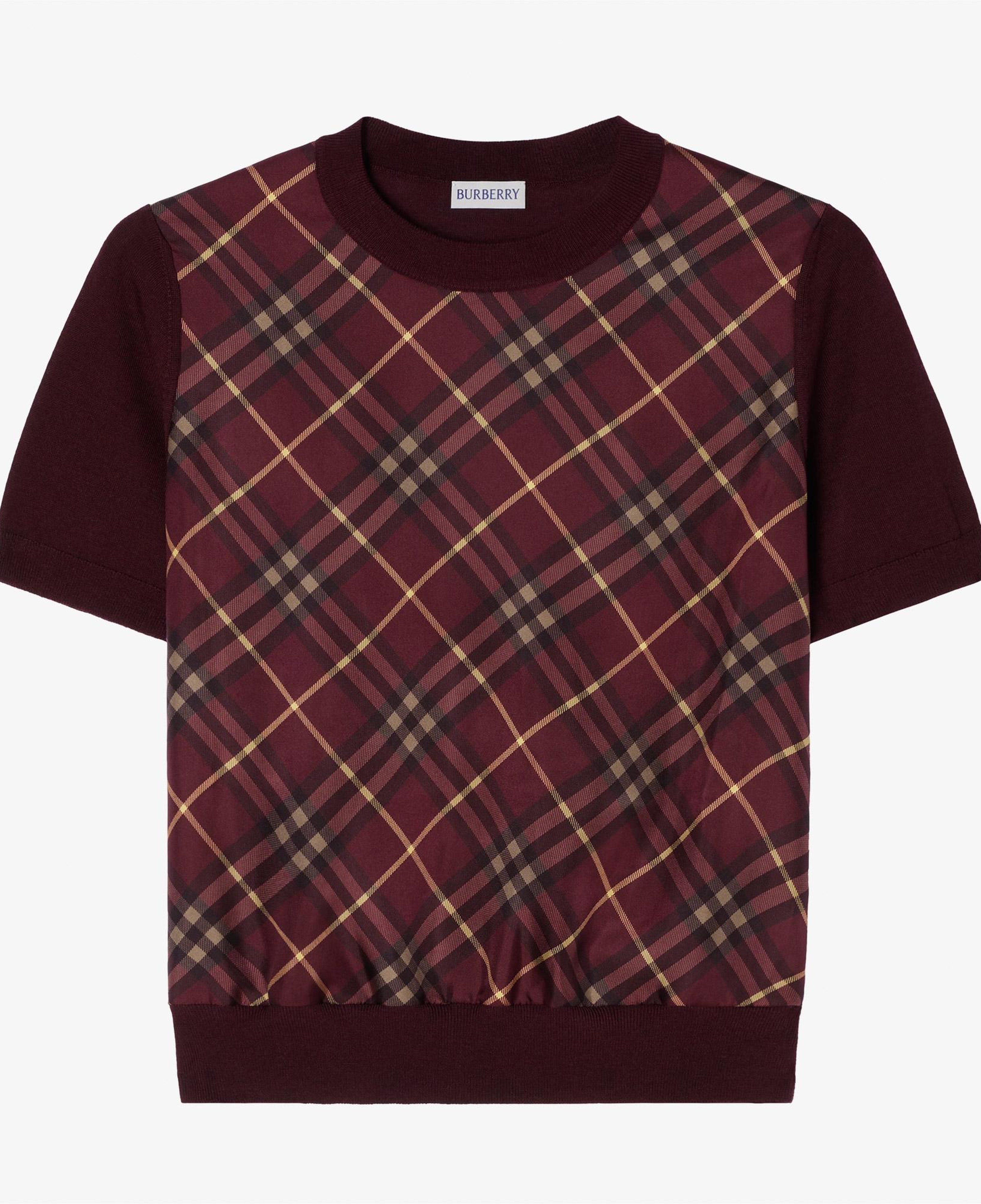 Burberry Sandrina Slk Kadın Bordo Triko