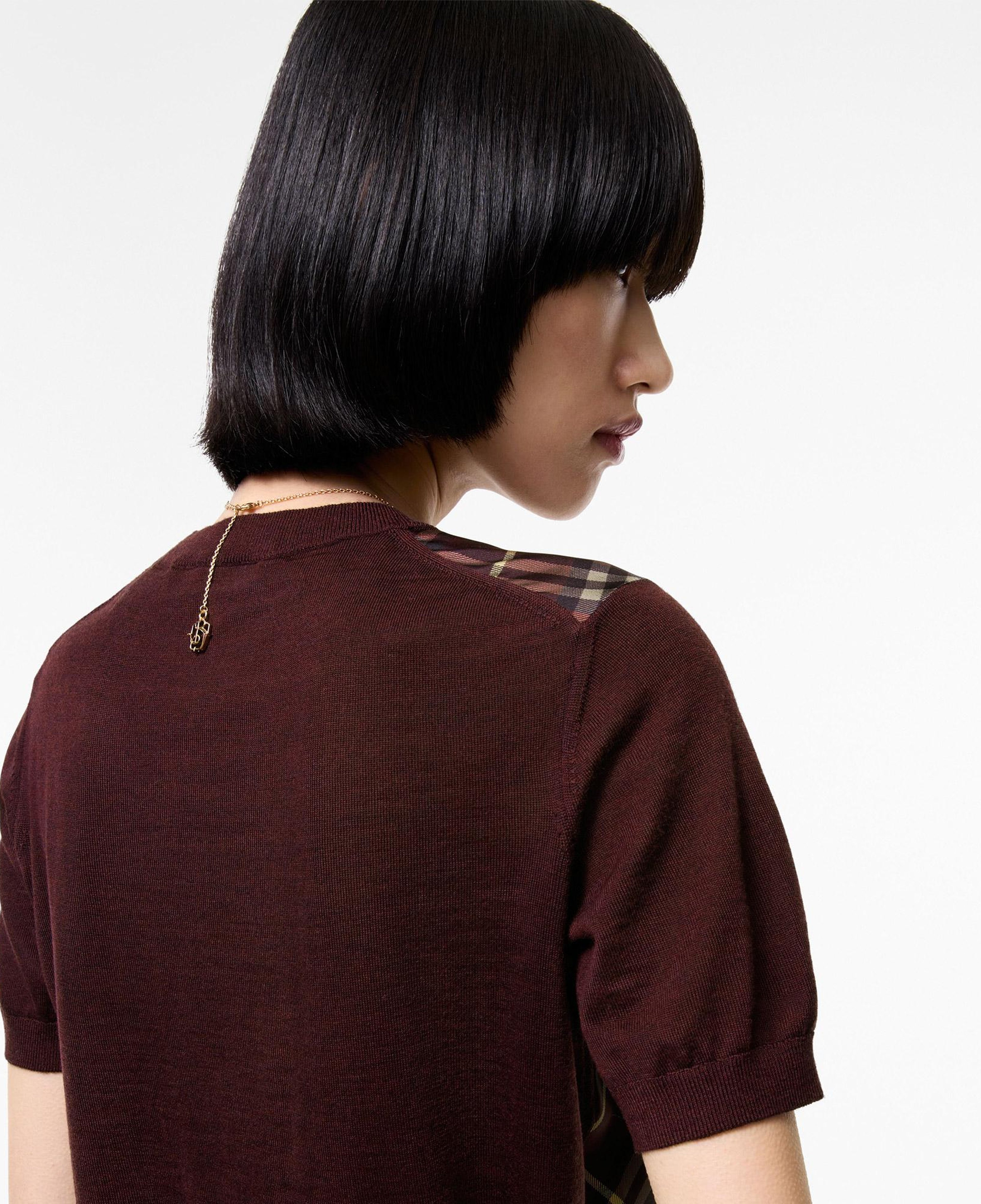 Burberry Sandrina Slk Kadın Bordo Triko