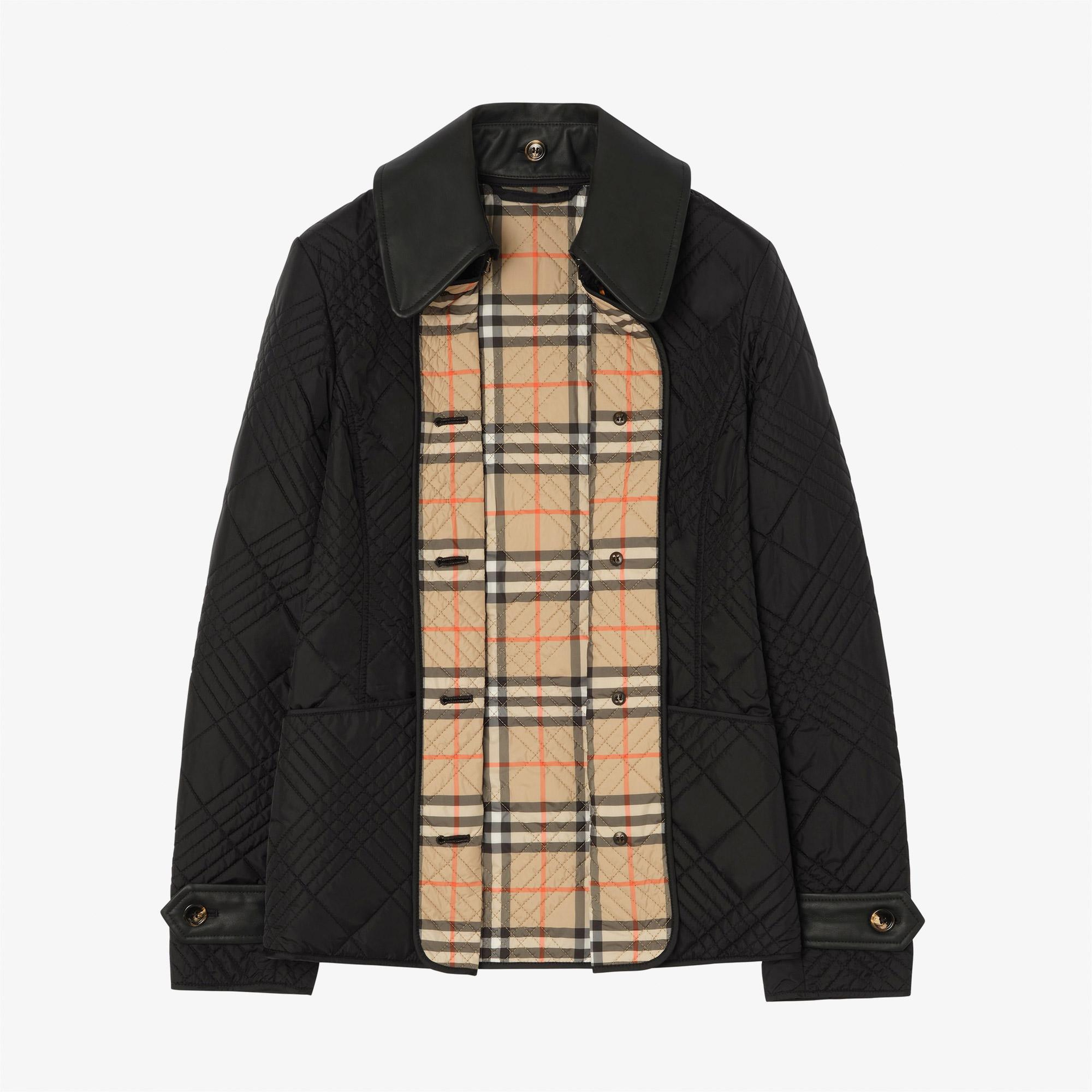 Burberry Fernleigh Kadın Siyah Mont