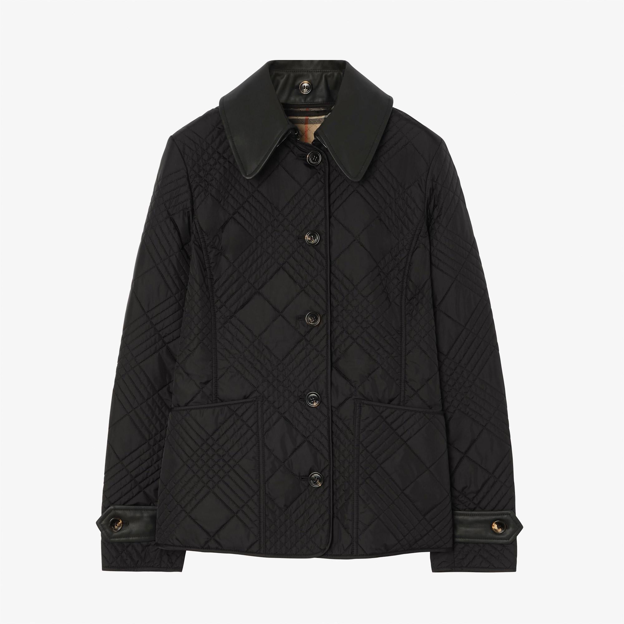 Burberry Fernleigh Kadın Siyah Mont