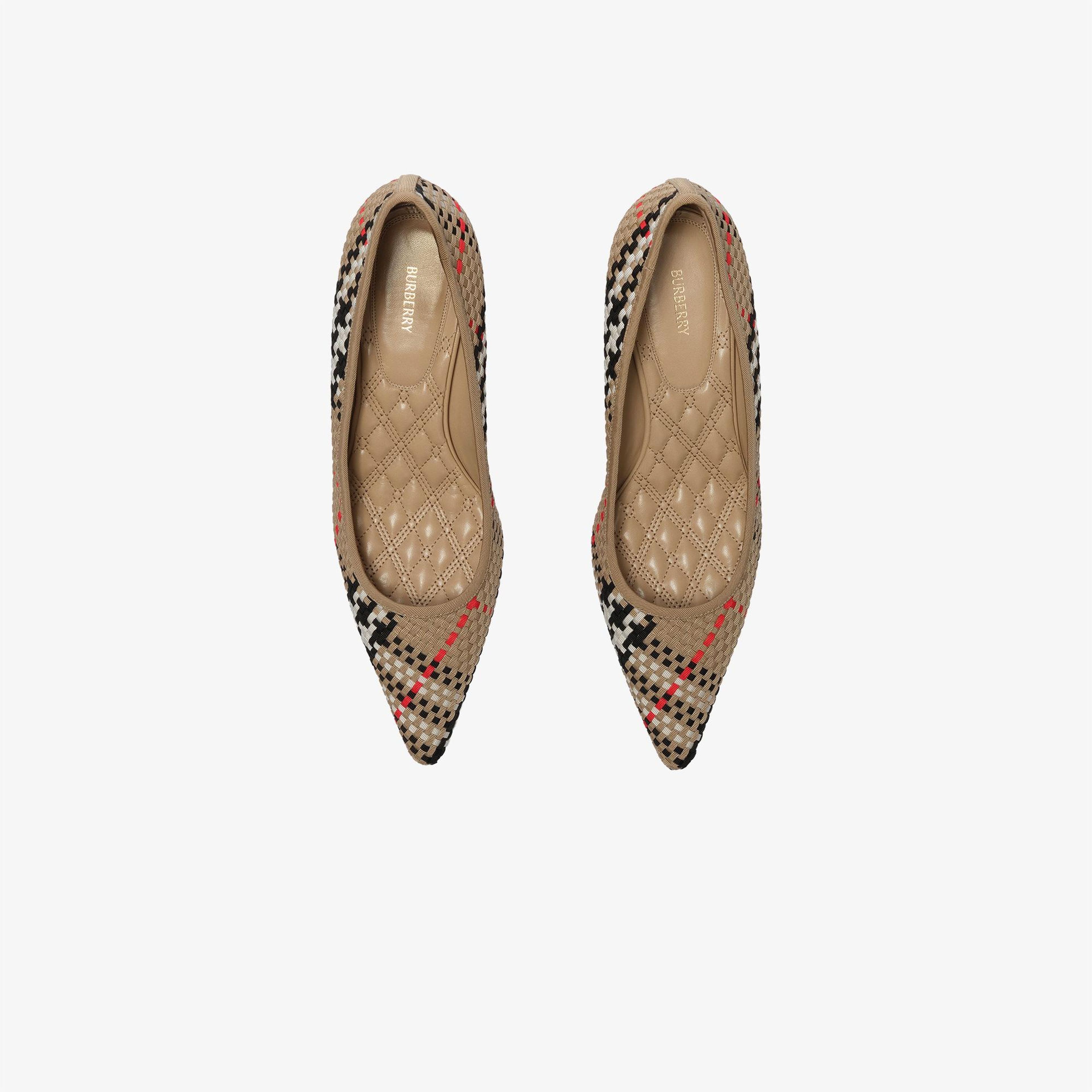 Burberry Dame Pump 55 Kadın Bej Klasik Ayakkabı