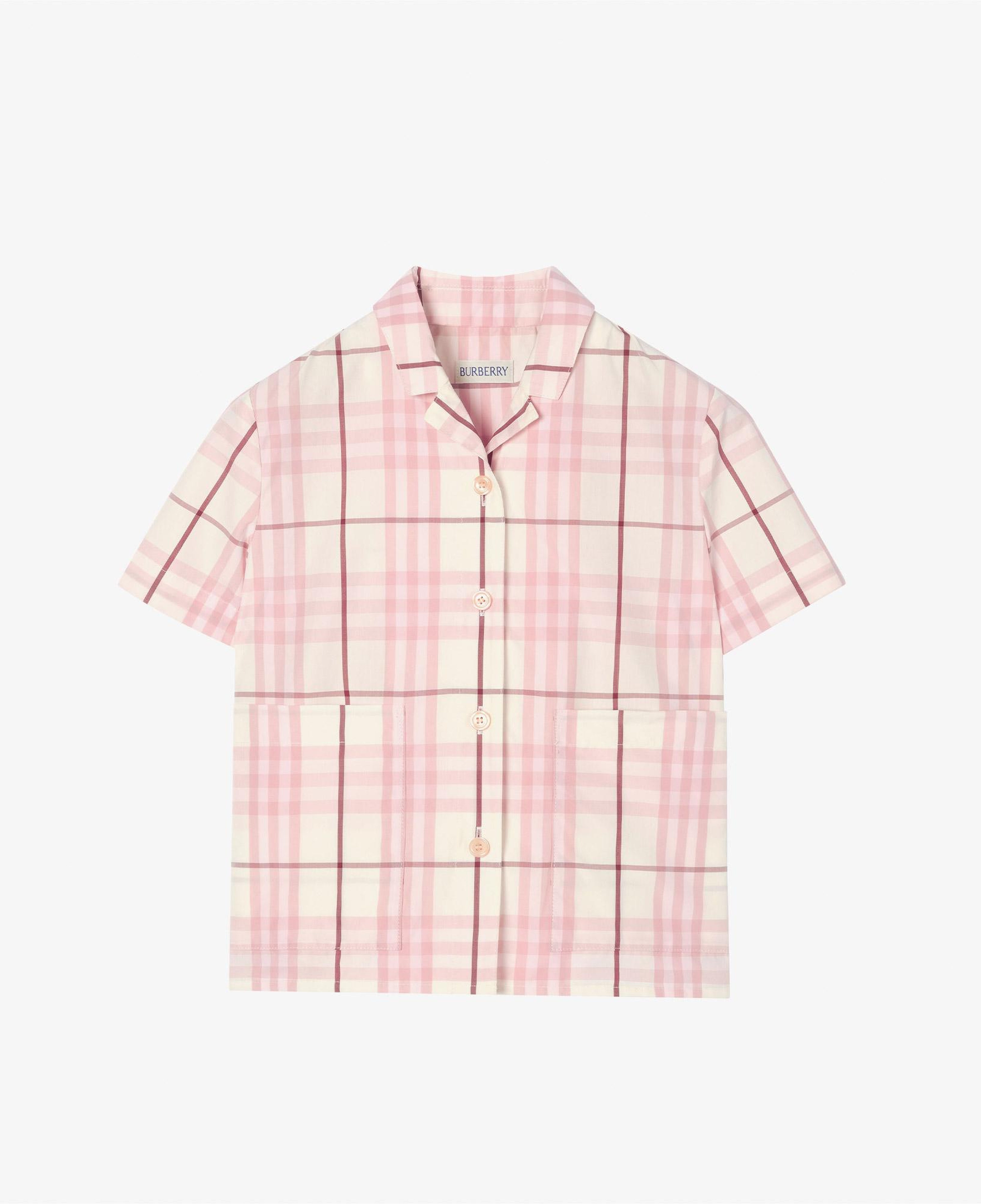 Burberry Check Sybil Çocuk Pembe Gömlek
