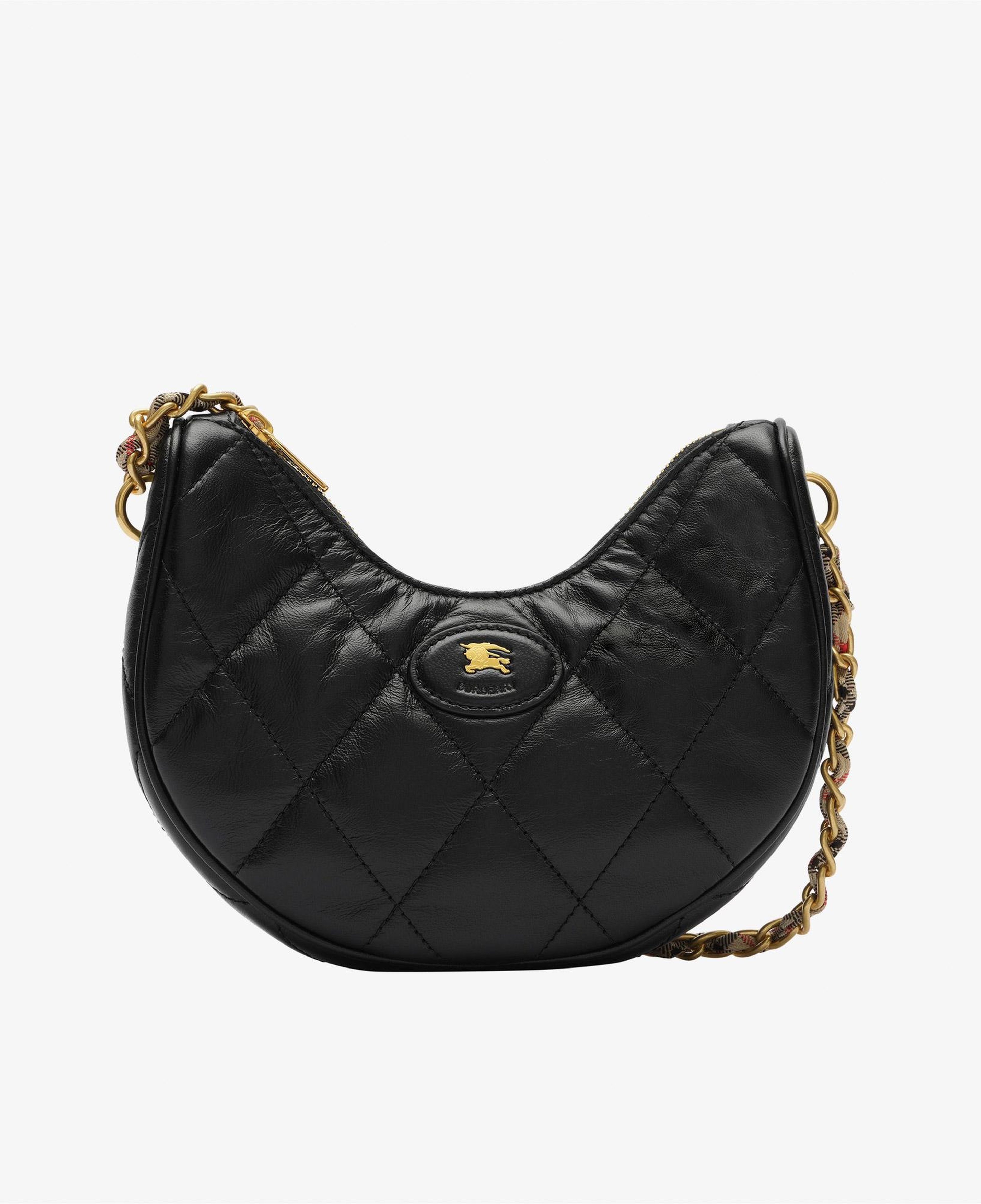 Burberry Horseshoe Chain Kadın Siyah Omuz Çantası