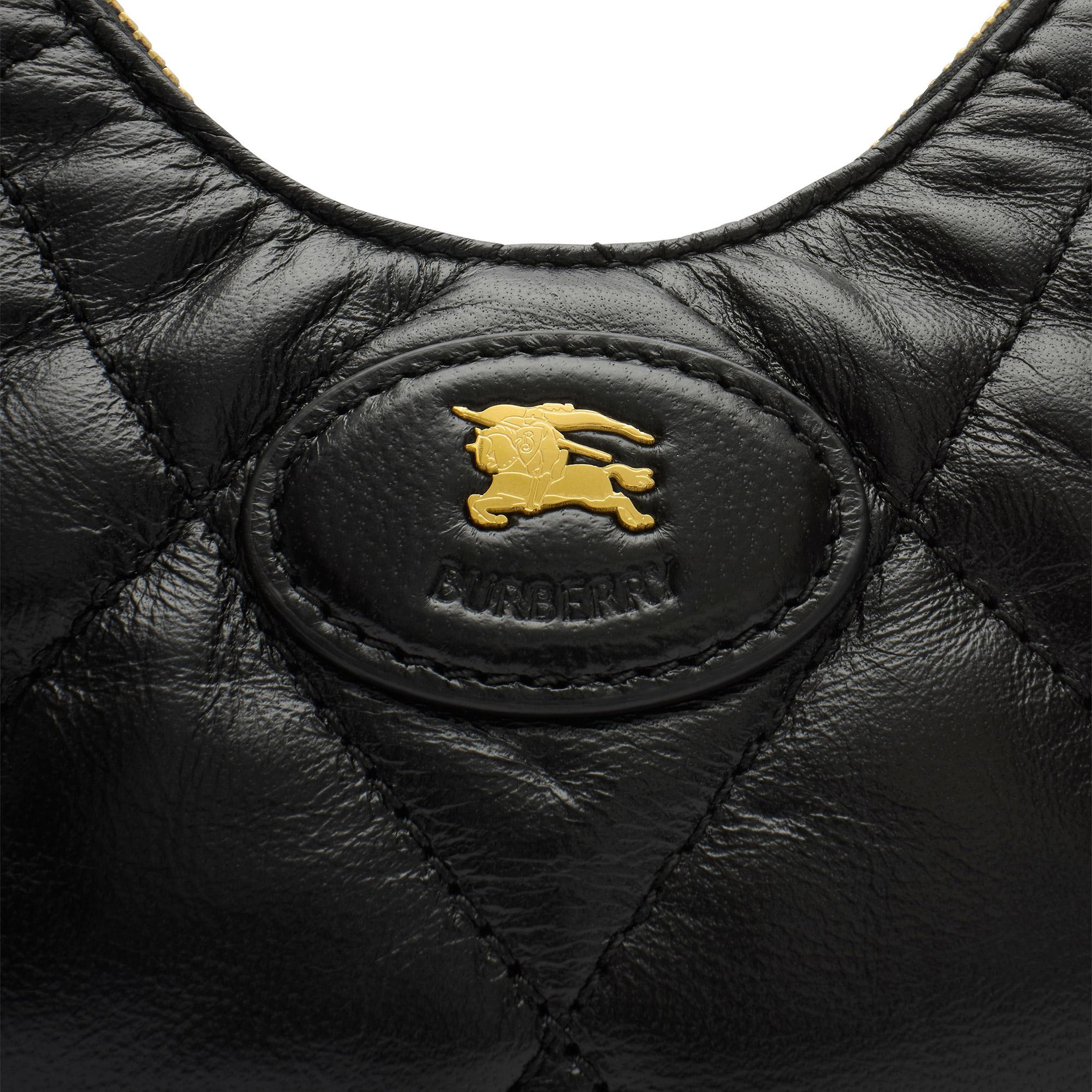 Burberry Horseshoe Chain Kadın Siyah Omuz Çantası