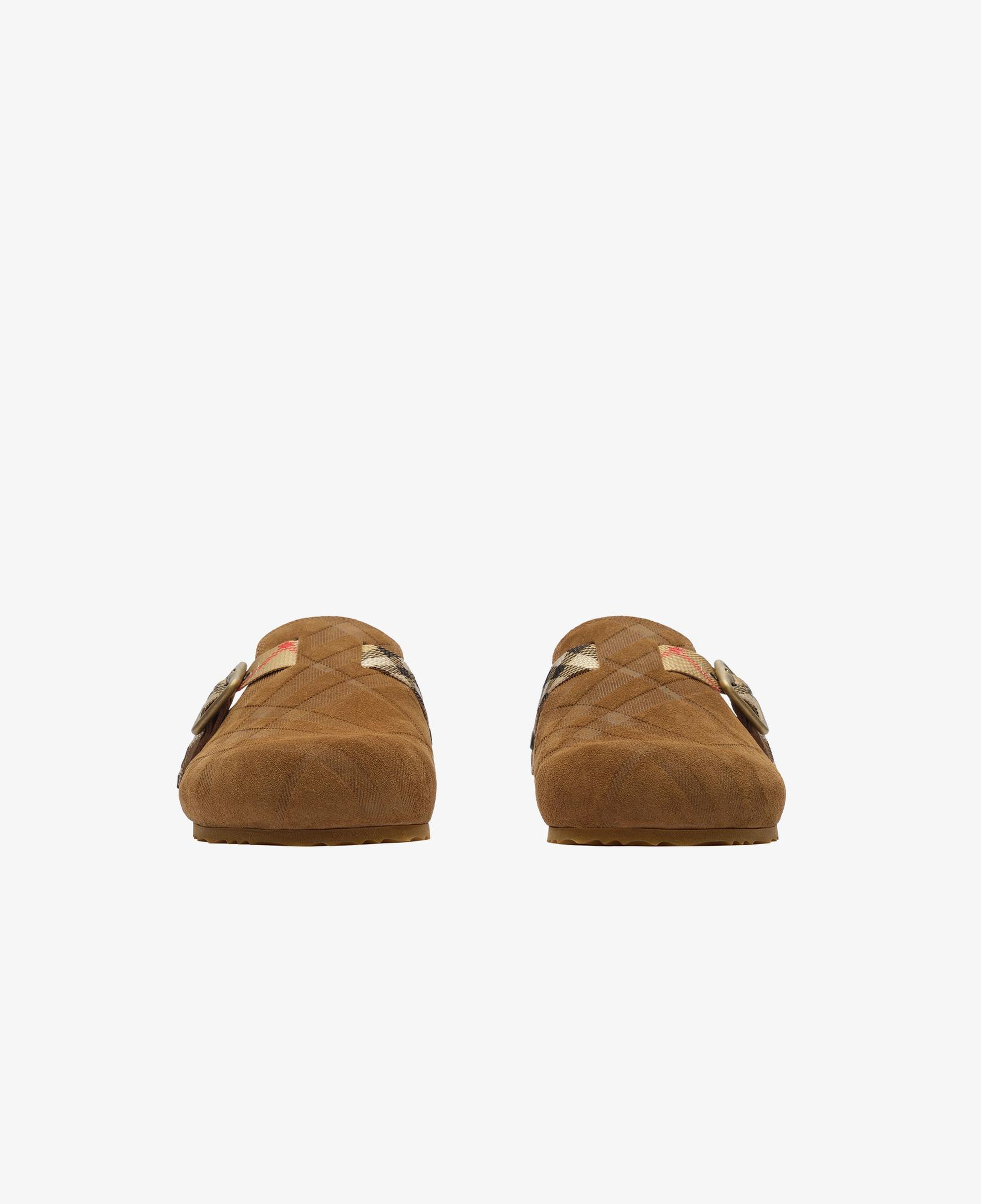 Burberry Urchin Shearling Kadın Kahverengi Sandalet