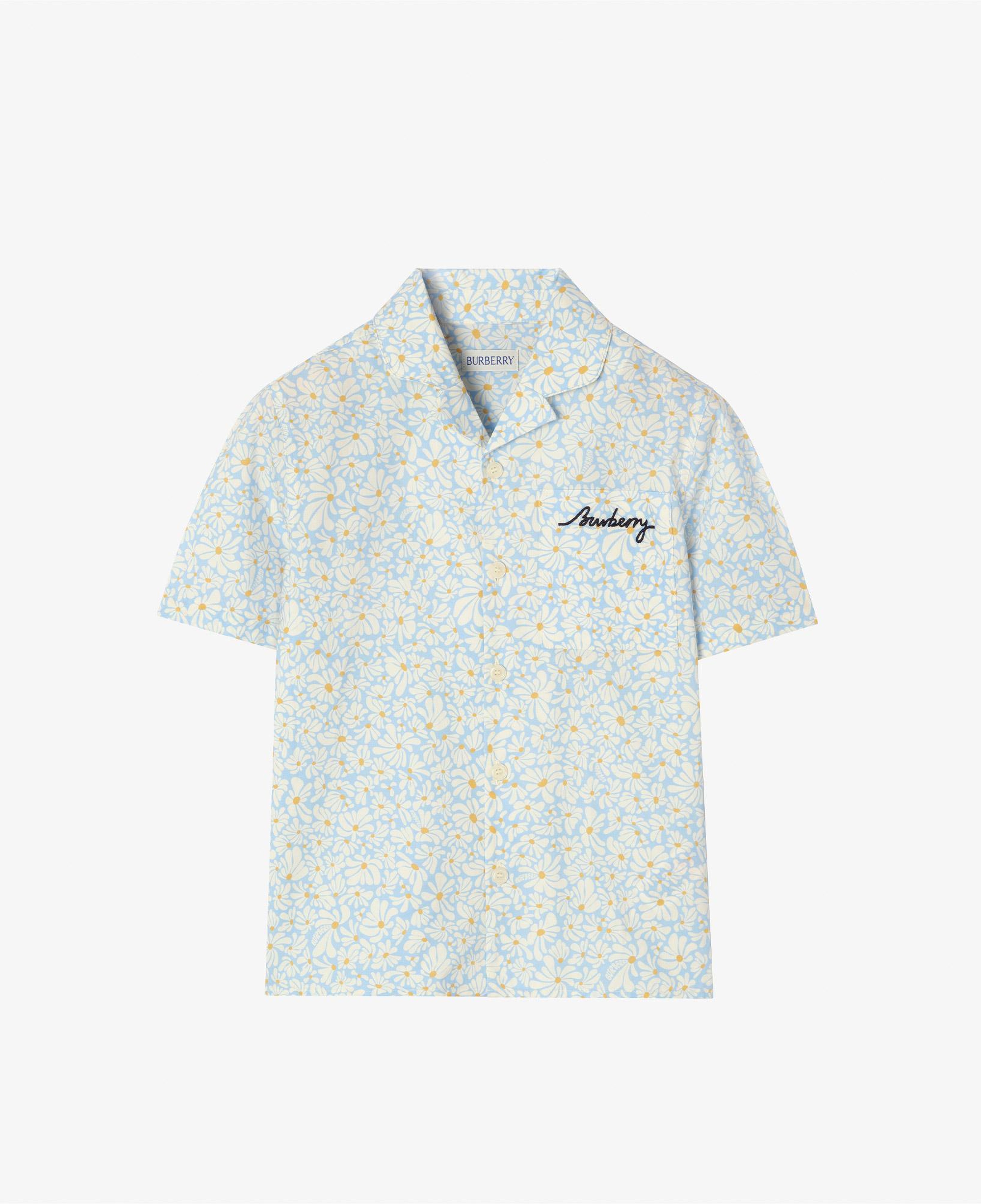 Burberry Xanadu Floral Çocuk Mavi Gömlek