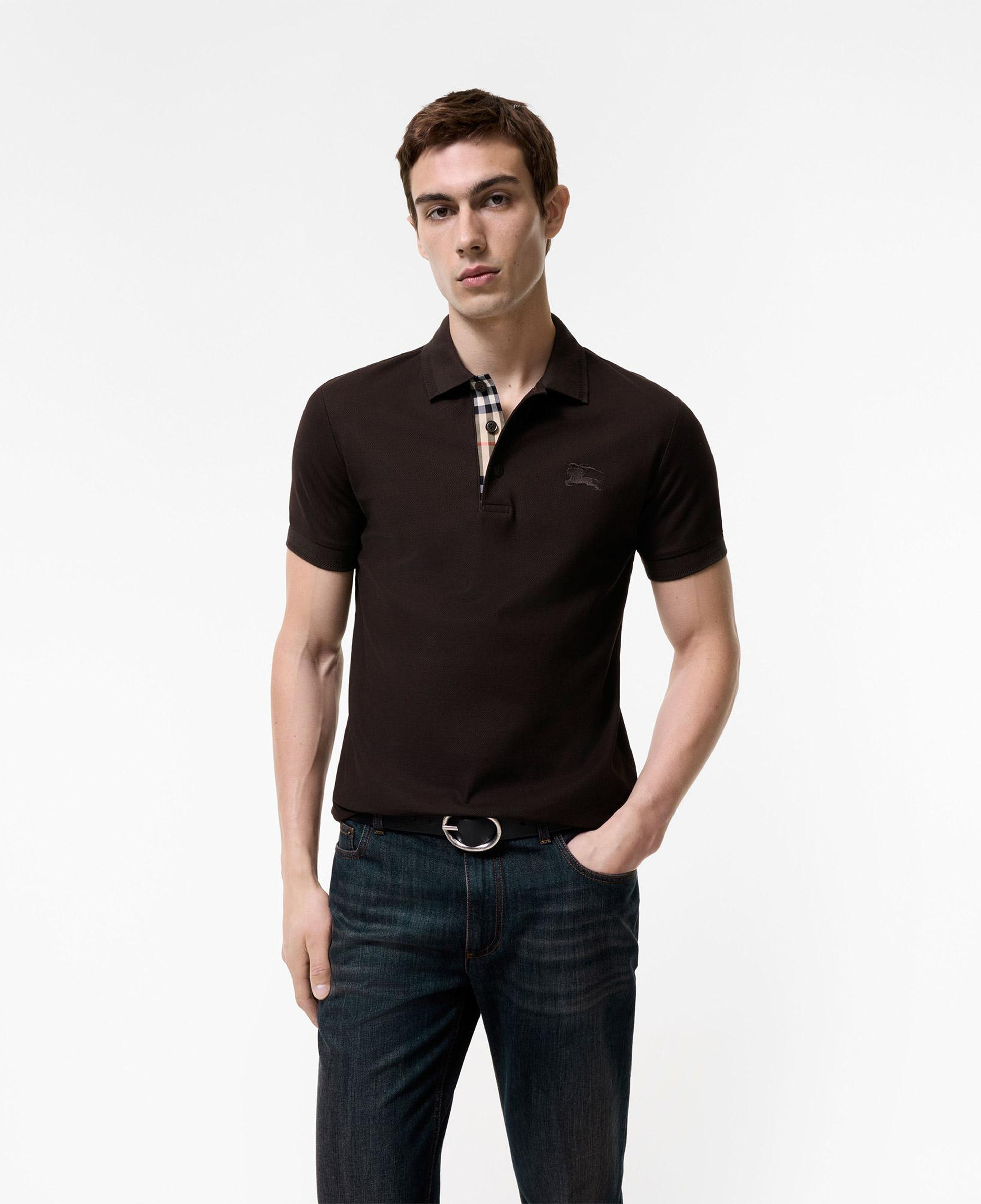 Burberry Eddie Ekd Erkek Kahverengi Polo