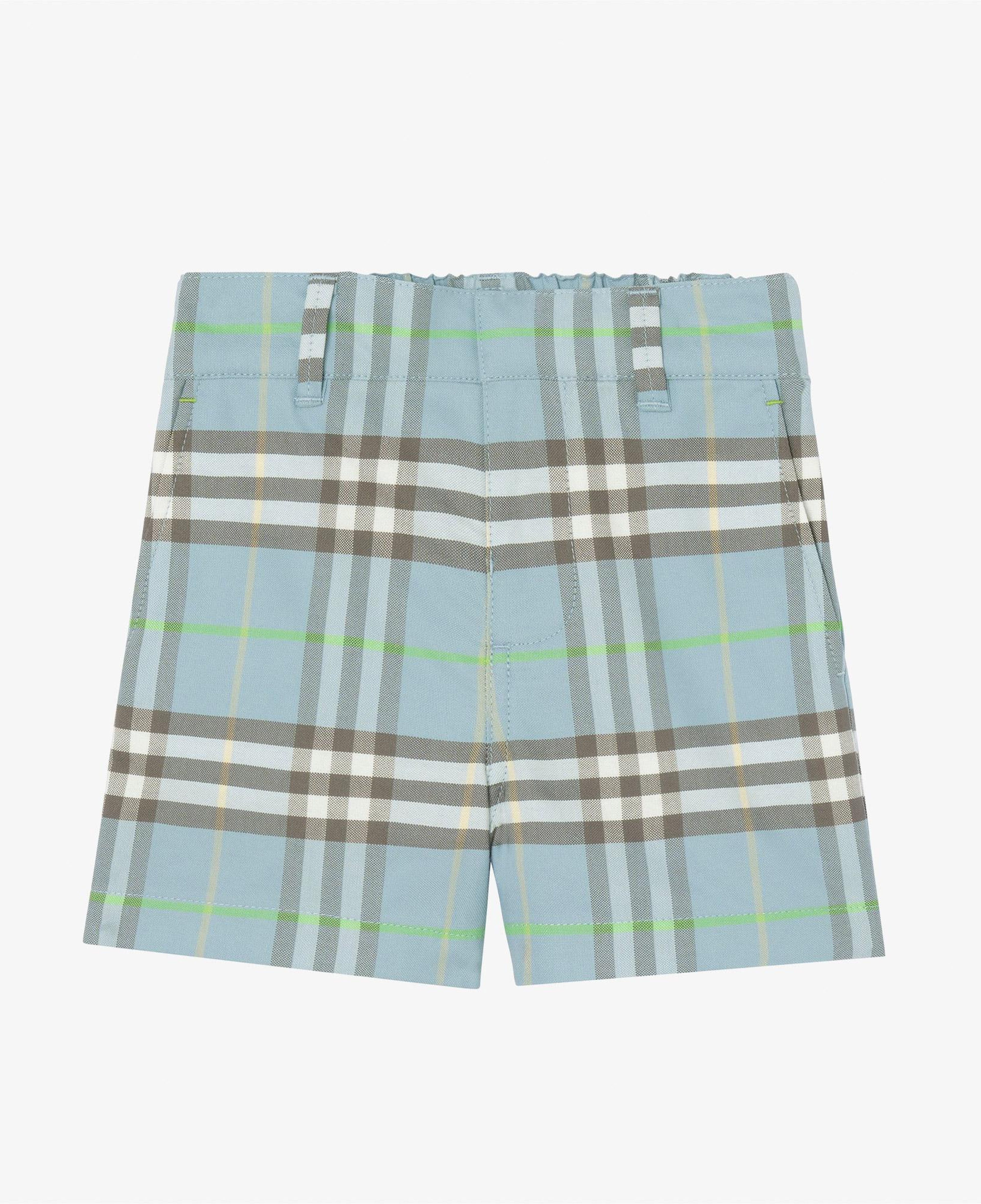 Burberry Oscar Check Çocuk Mavi Şort