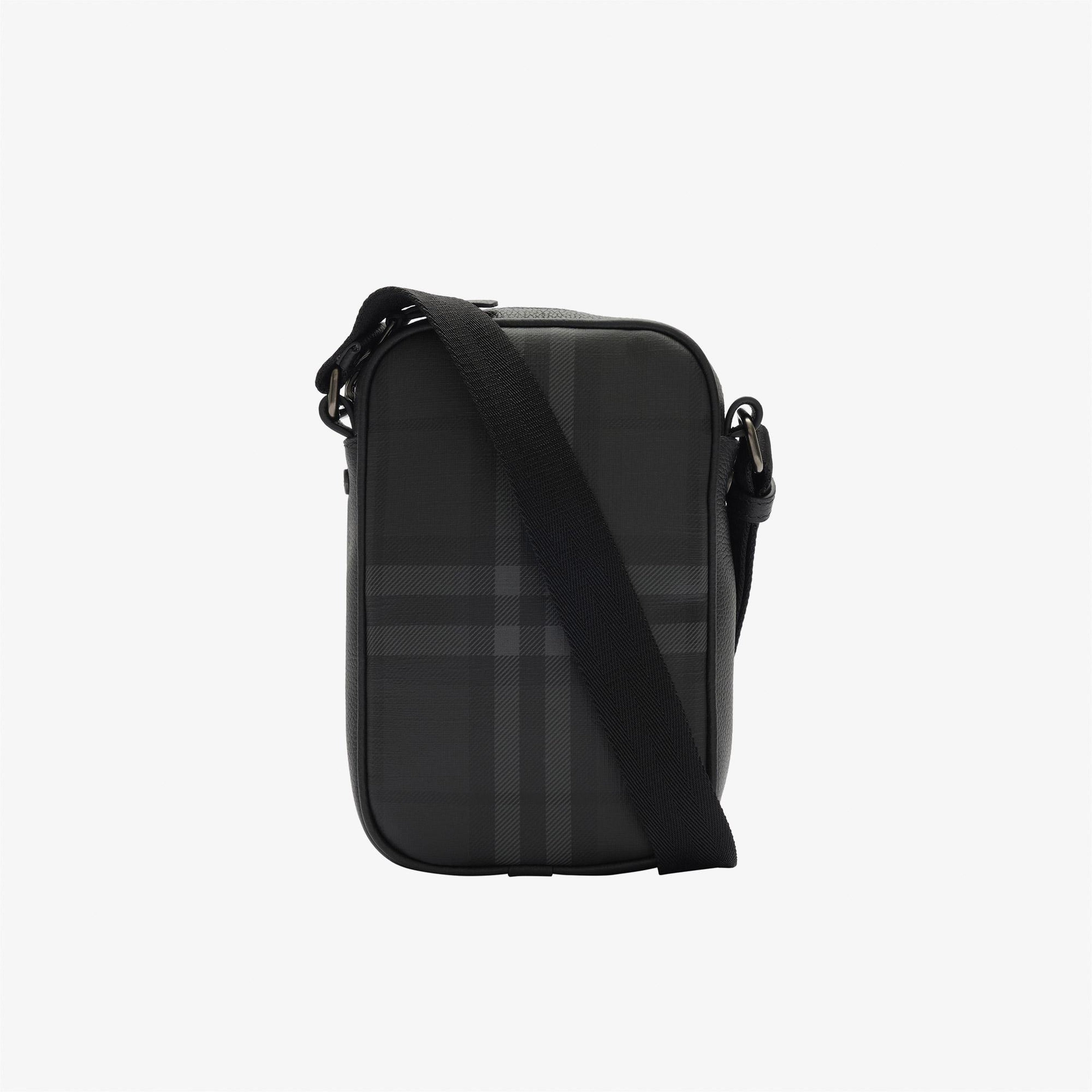 Burberry Crossbody Bin Erkek Antrasit Omuz Çantası