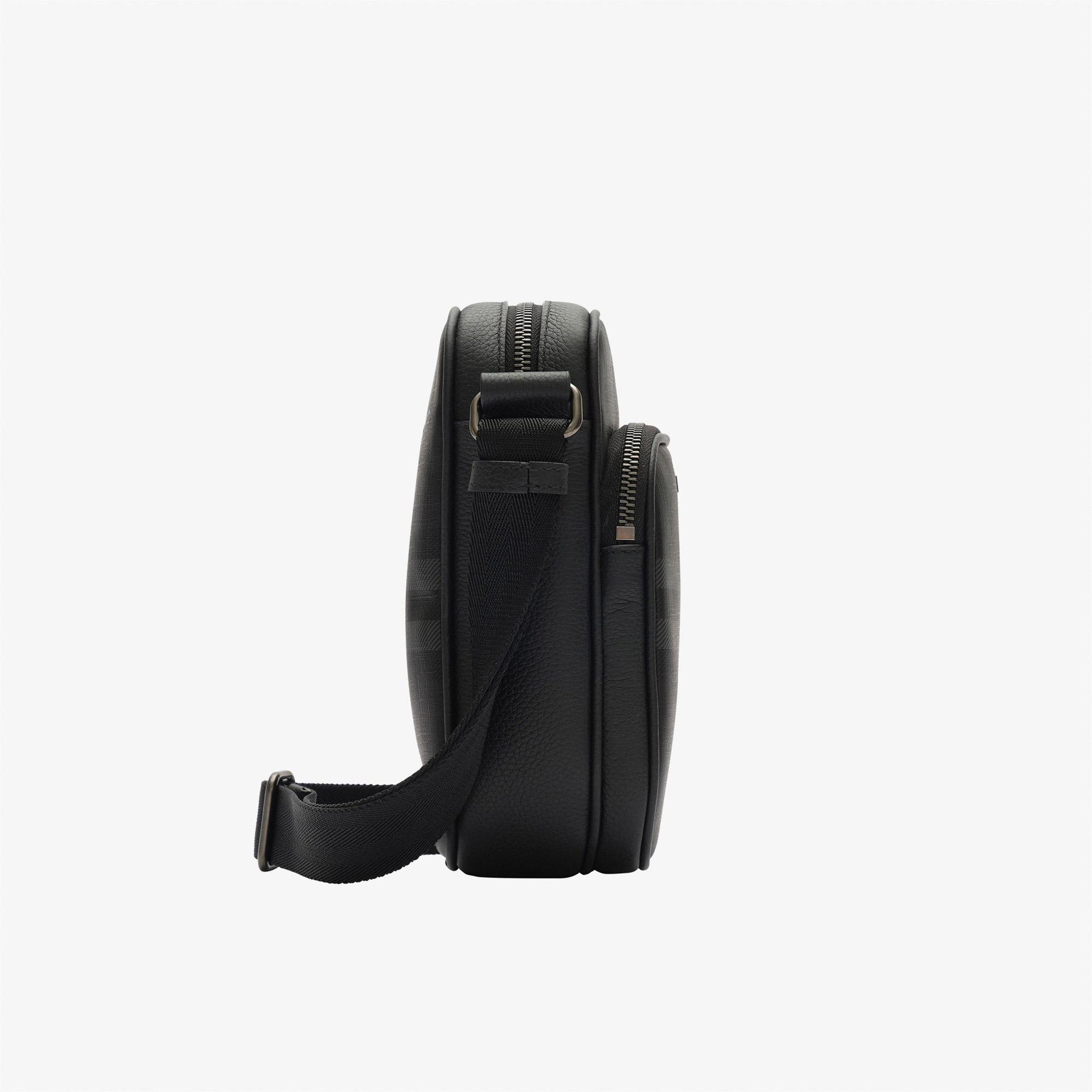 Burberry Crossbody Bin Erkek Antrasit Omuz Çantası