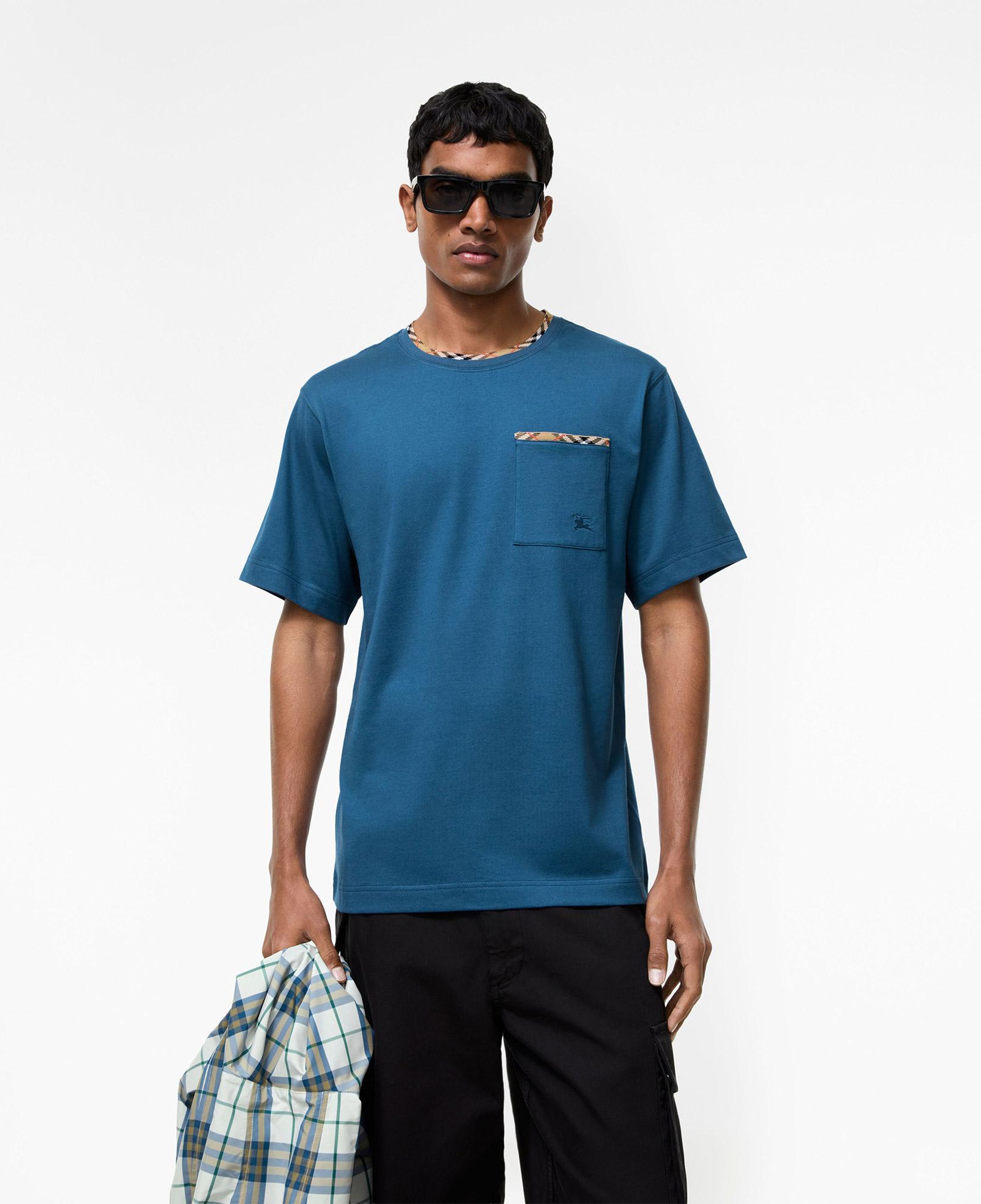 Burberry Ryan Erkek Mavi T-Shirt