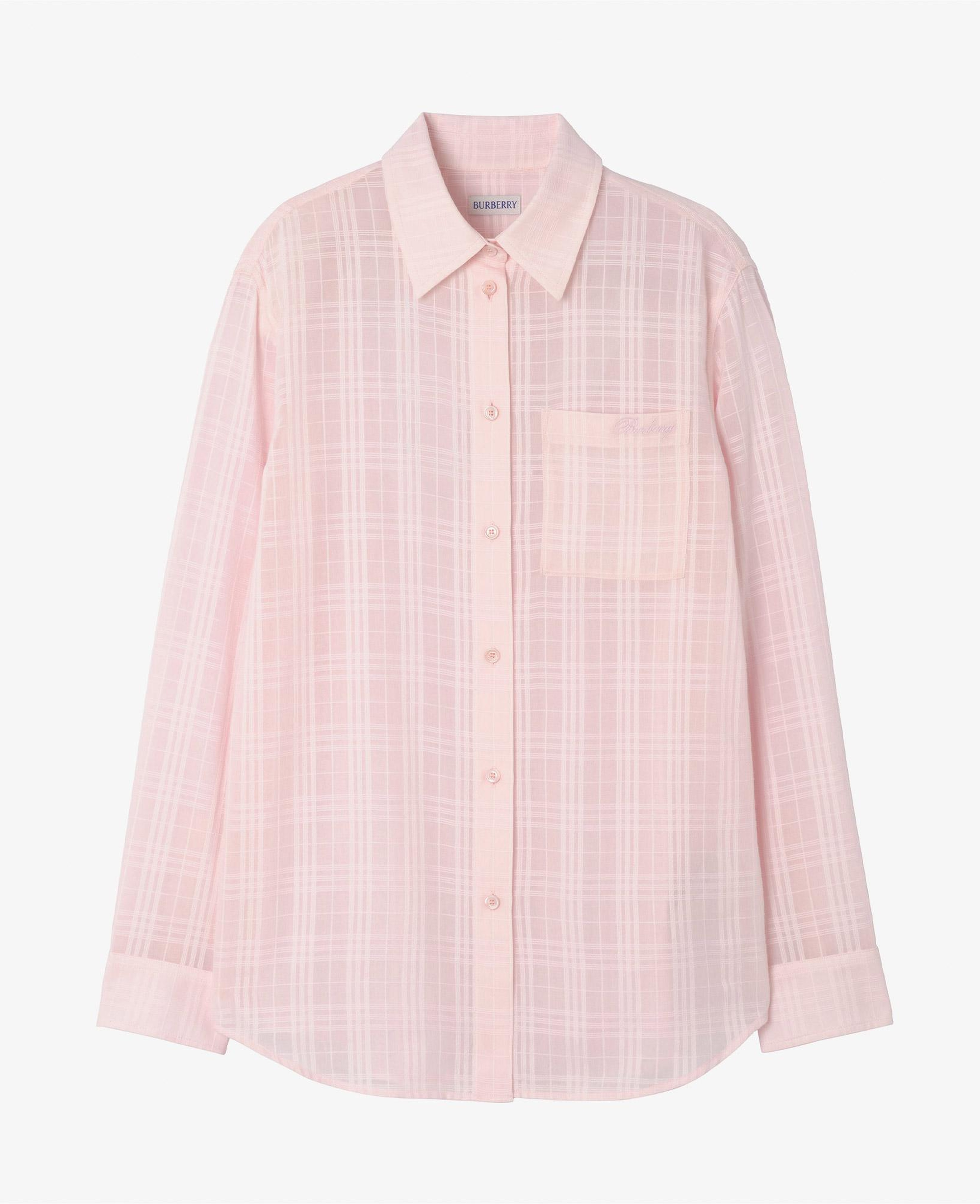 Burberry Emma Check Kadın Pembe Gömlek