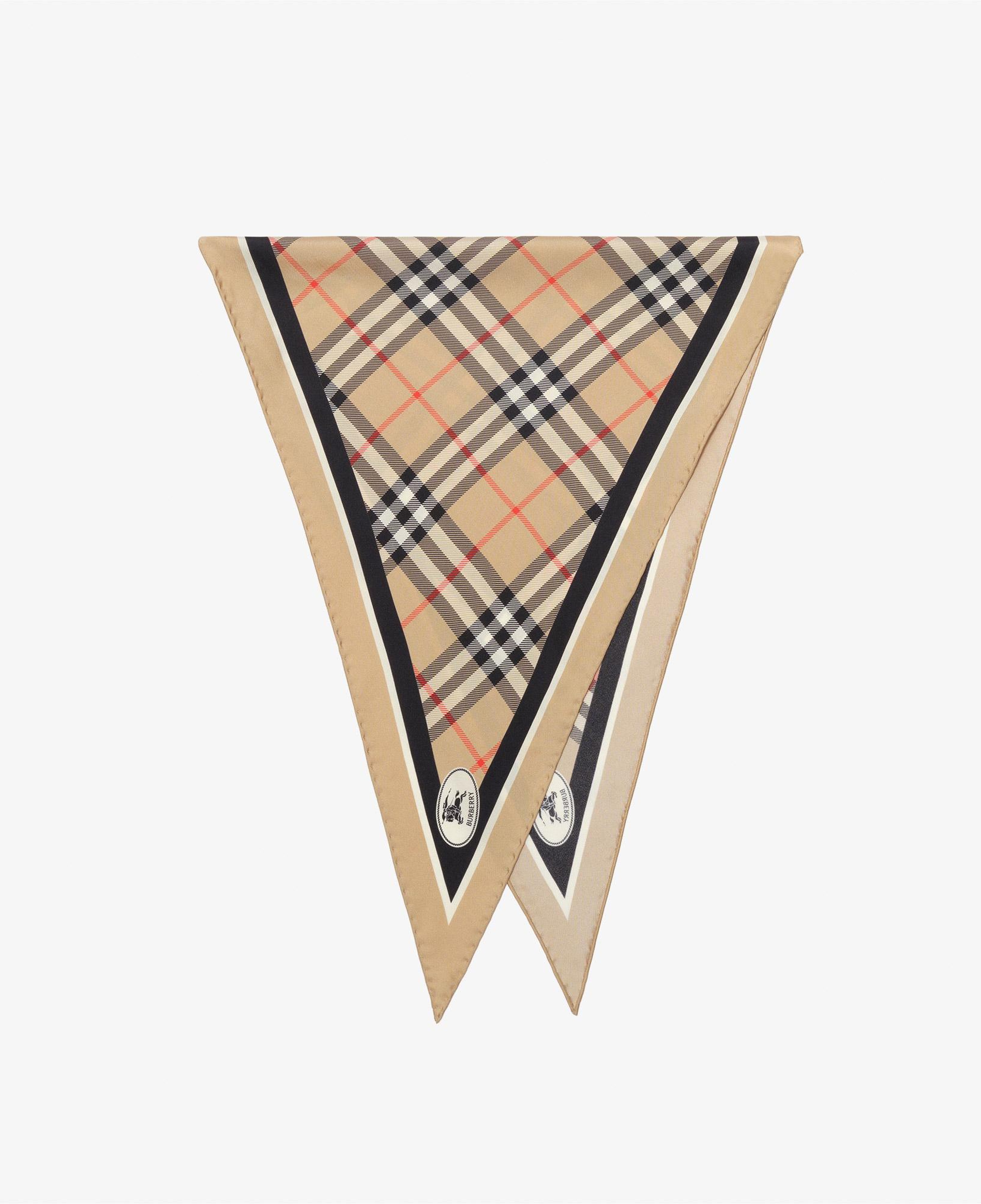 Burberry Knight Stamp Losange Kadın Bej Eşarp