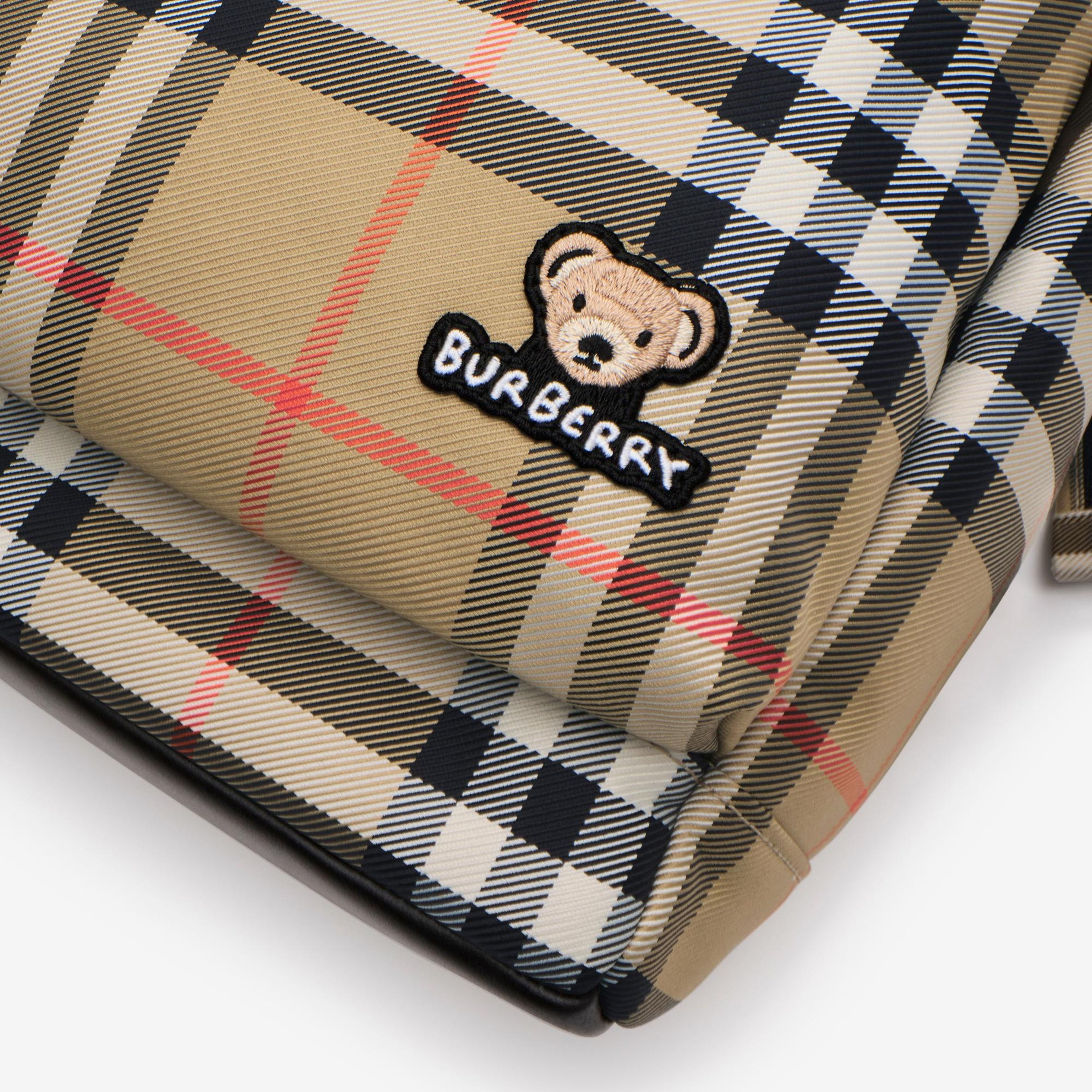 Burberry Check Huey Çocuk Bej Sırt Çantası