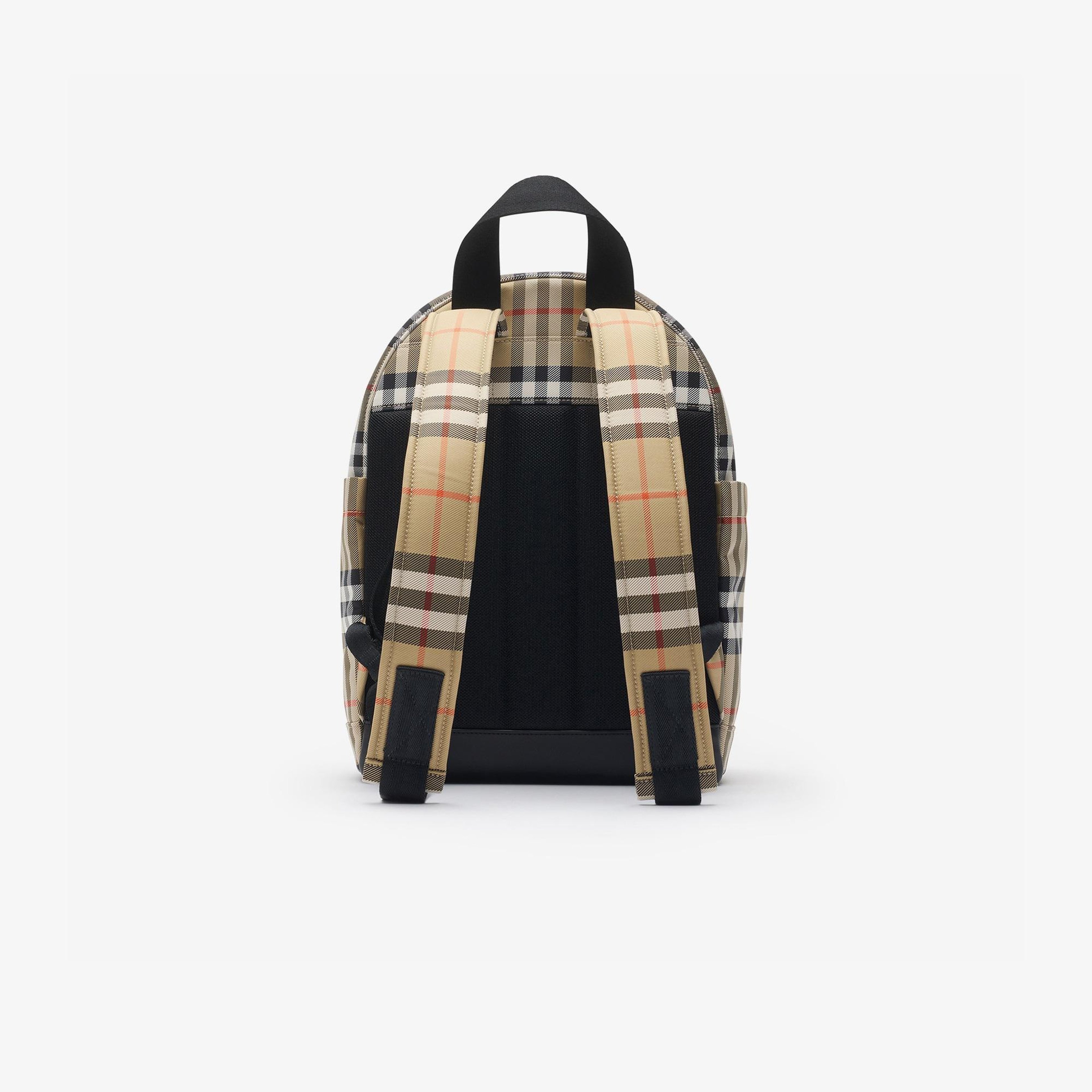Burberry Check Huey Çocuk Bej Sırt Çantası