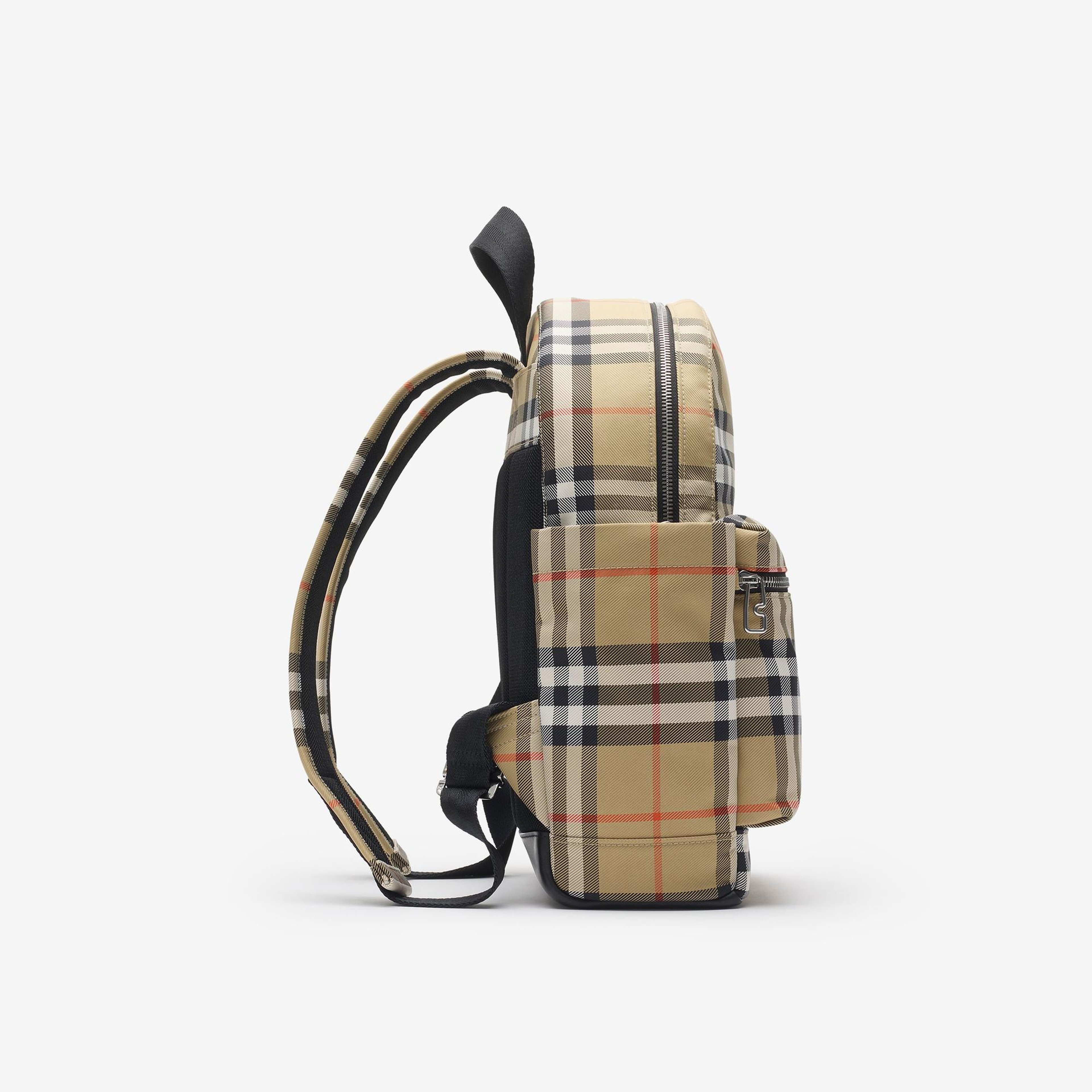 Burberry Check Huey Çocuk Bej Sırt Çantası