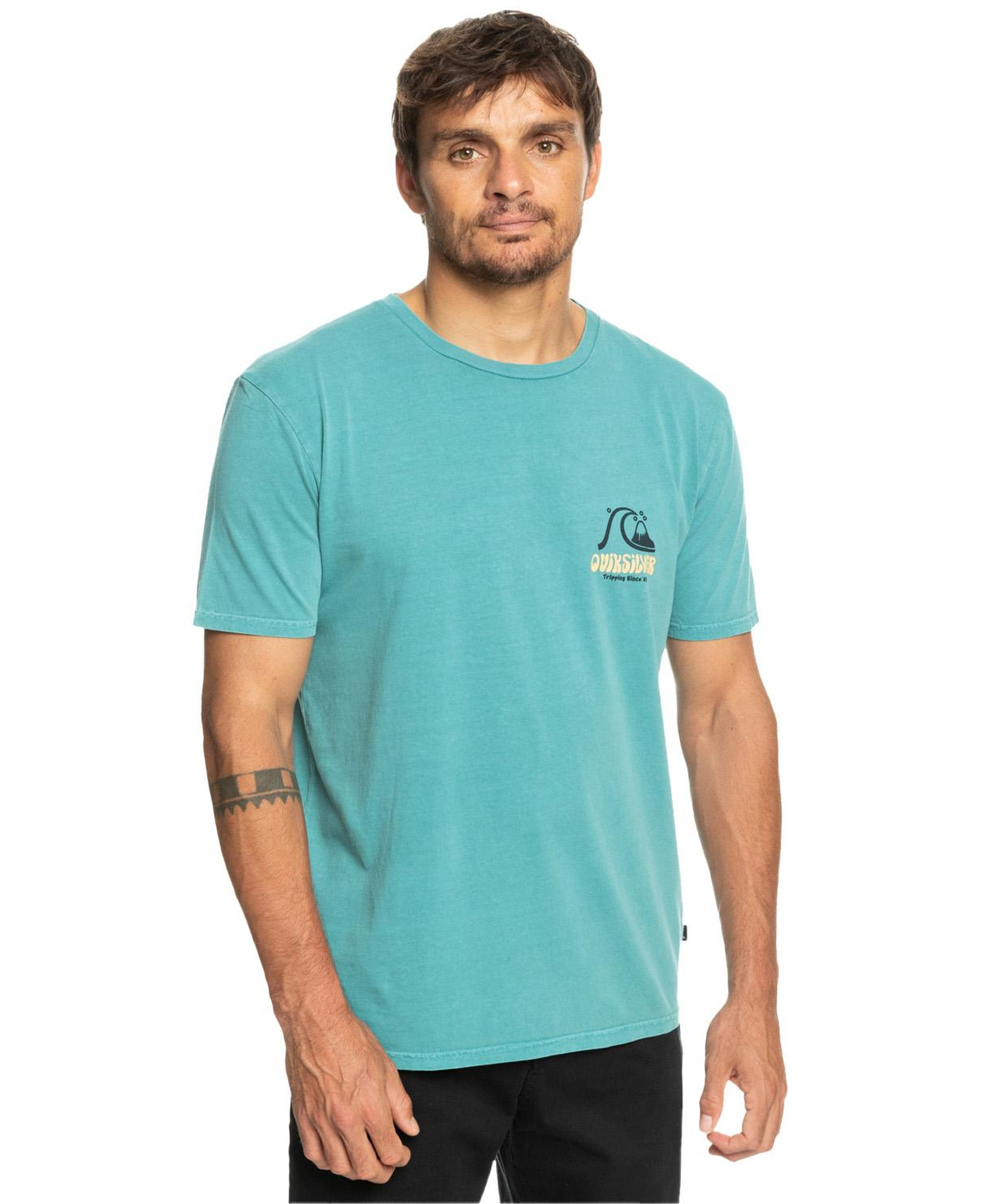 Quiksilver Artsinpalm Erkek Mavi Tişört