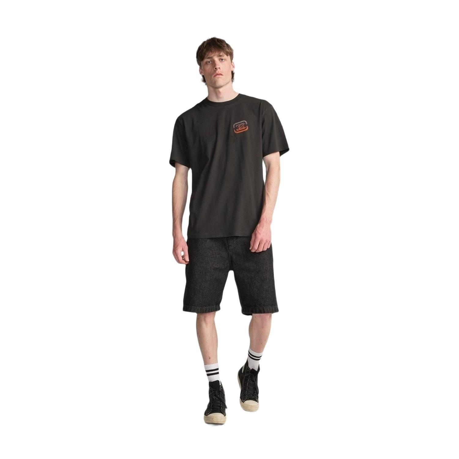 Billabong Crayon Wave Erkek Siyah Tişört