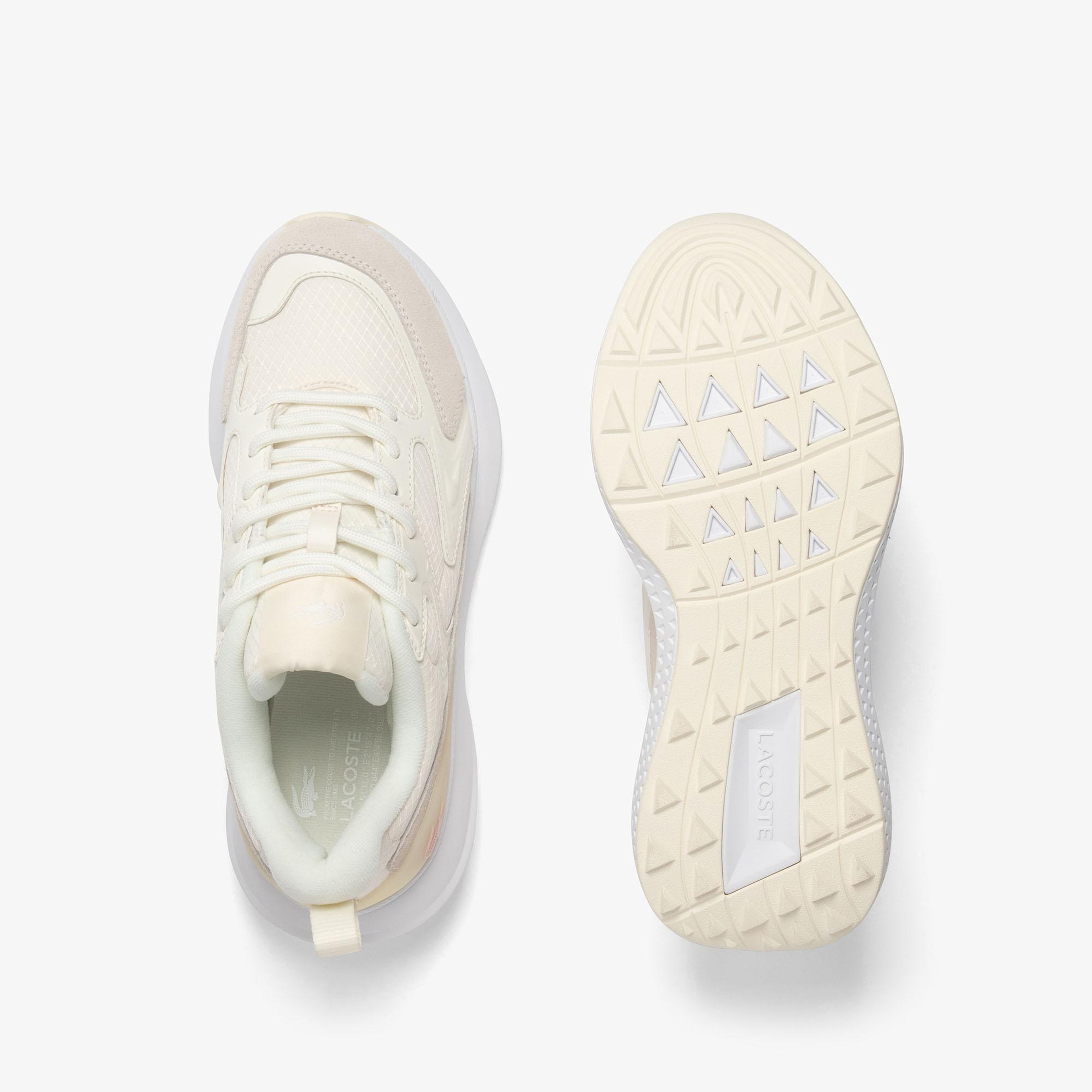Lacoste L003 Evo Kadın Bej Spor Ayakkabı