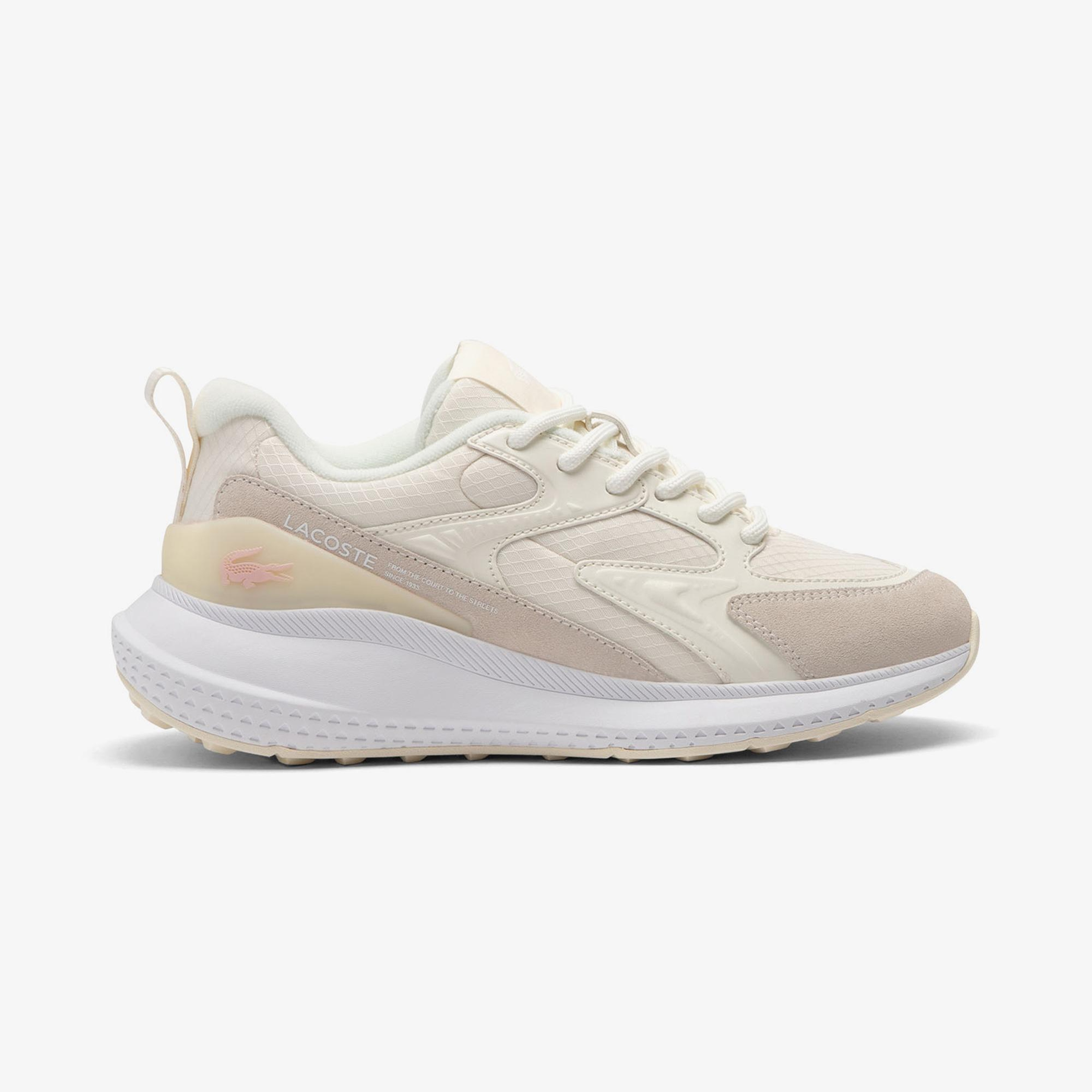 Lacoste L003 Evo Kadın Bej Spor Ayakkabı