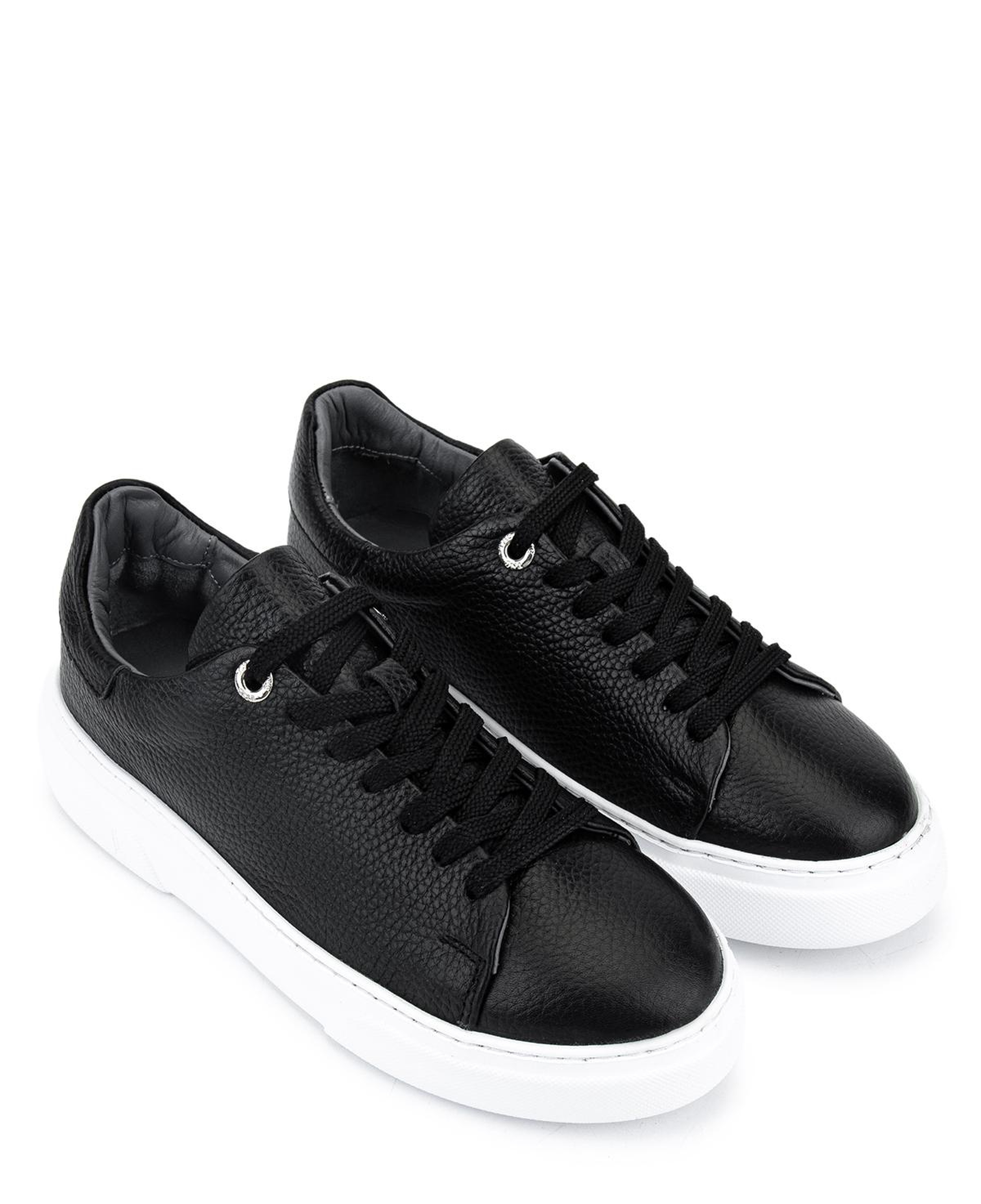 Tamer Tanca Kadın Hakiki Deri Siyah Floter Sneakers & Spor Ayakkabı