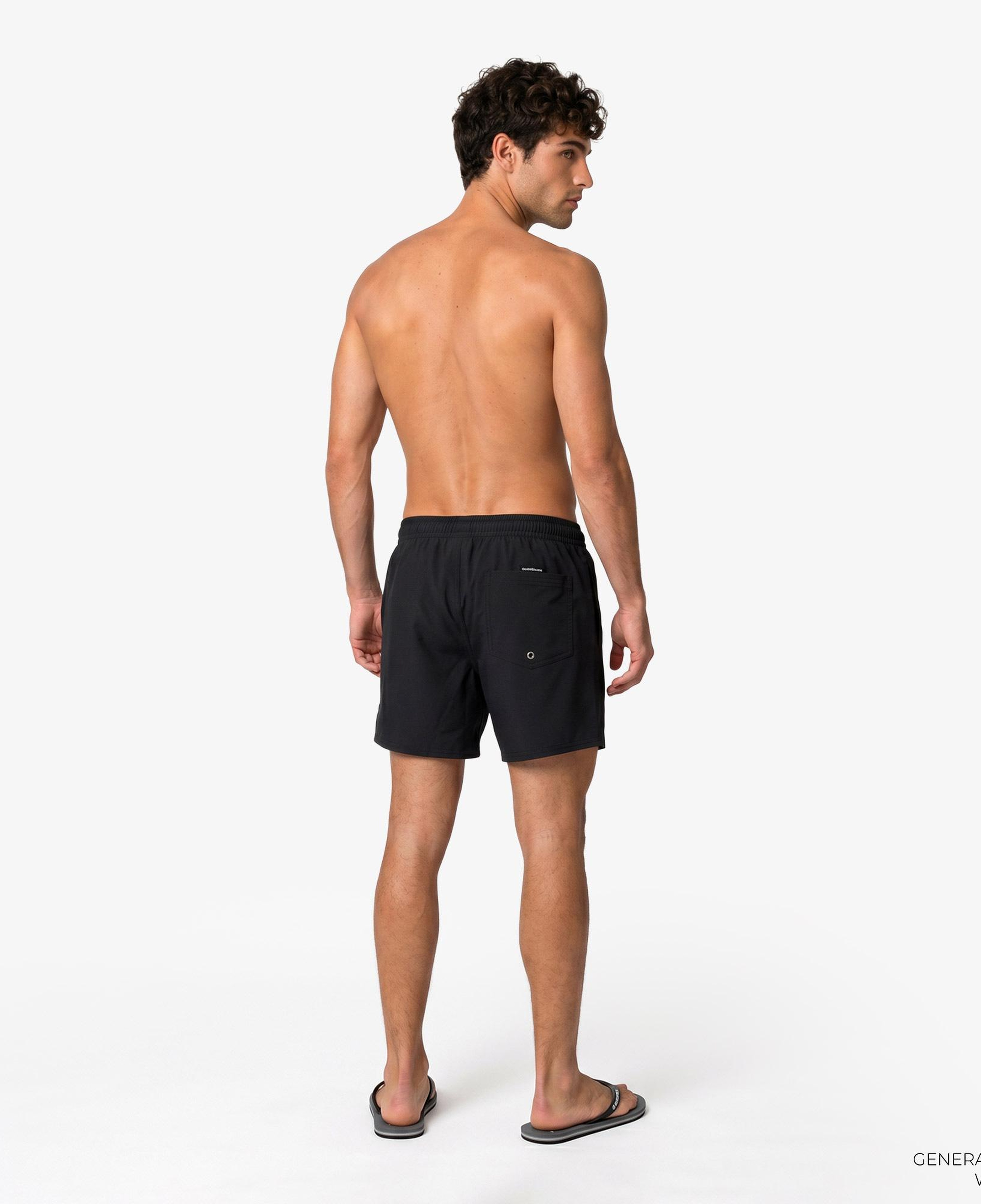 Quiksilver Everyday Flex Volley 15 Erkek Siyah Deniz Şortu